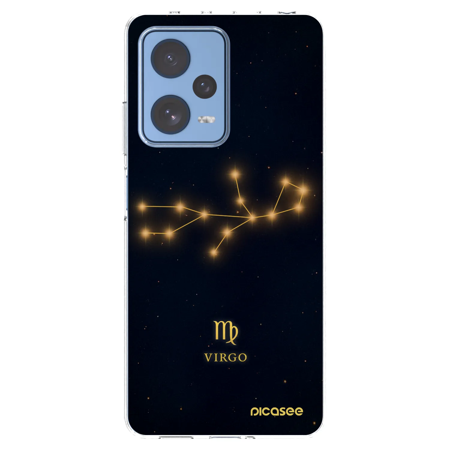 Picasee silikonový průhledný obal pro Xiaomi Redmi Note 12 Pro 5G - VIRGO