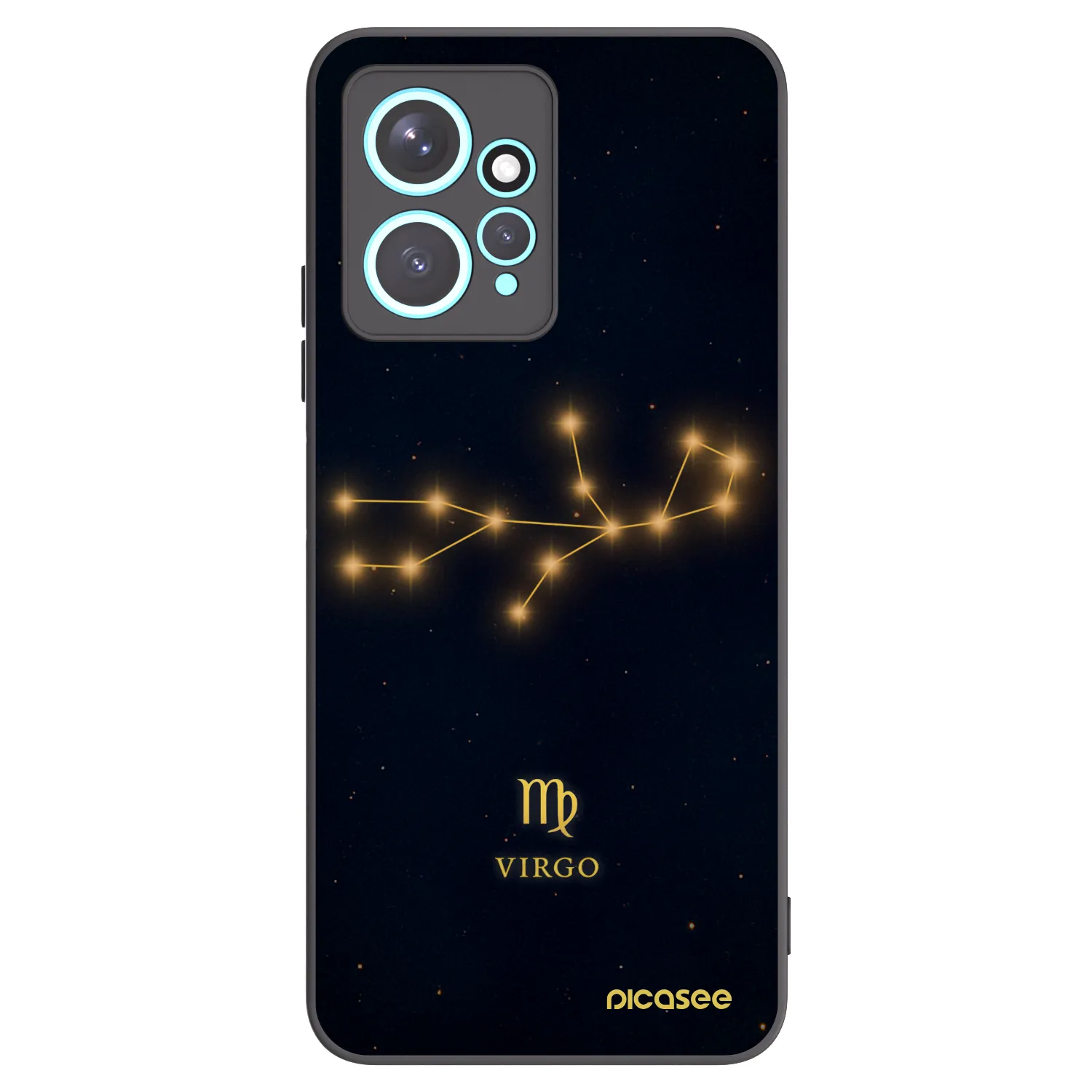 Picasee silikonový černý obal pro Xiaomi Redmi Note 12 4G - VIRGO