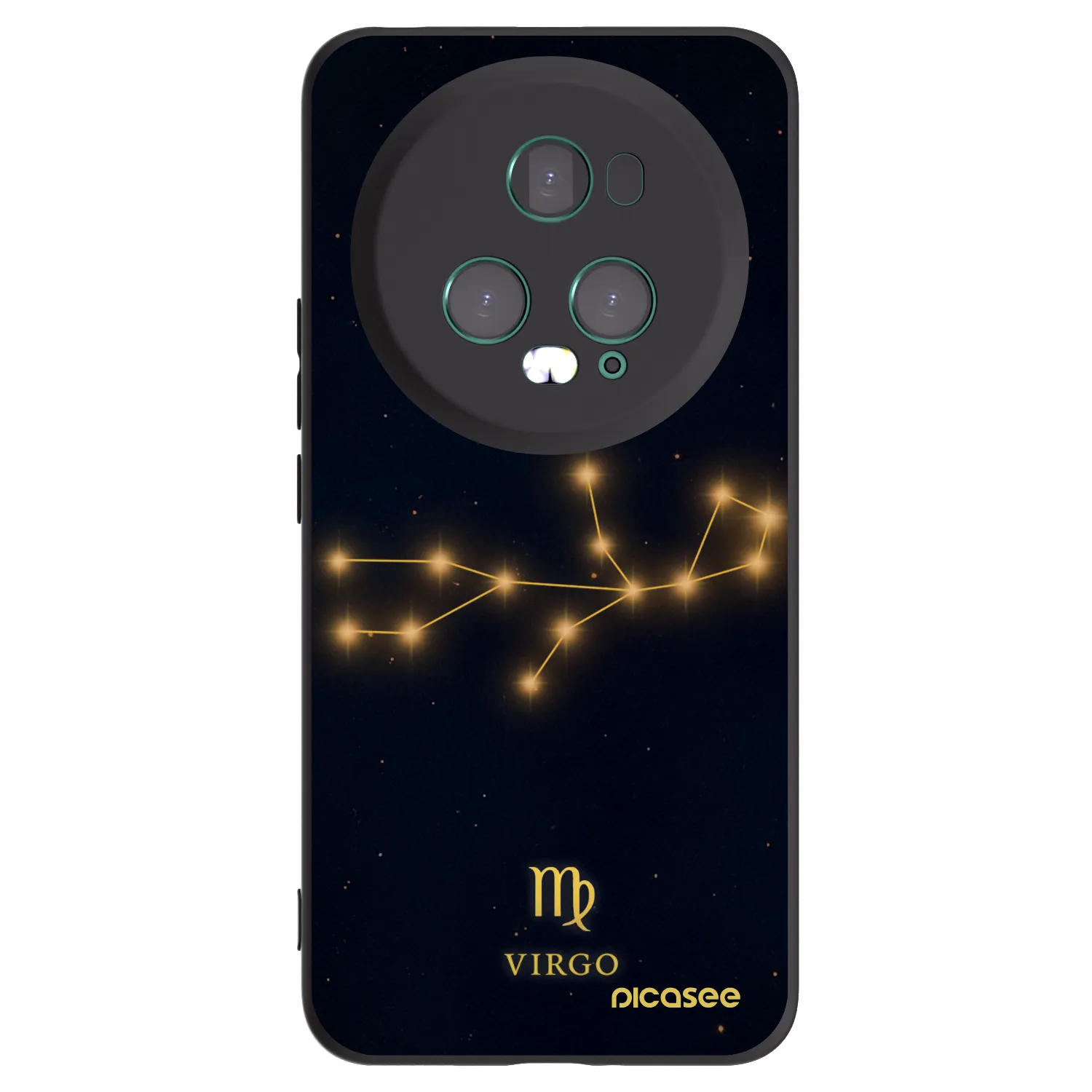 Picasee silikonový černý obal pro Honor Magic5 Pro - VIRGO
