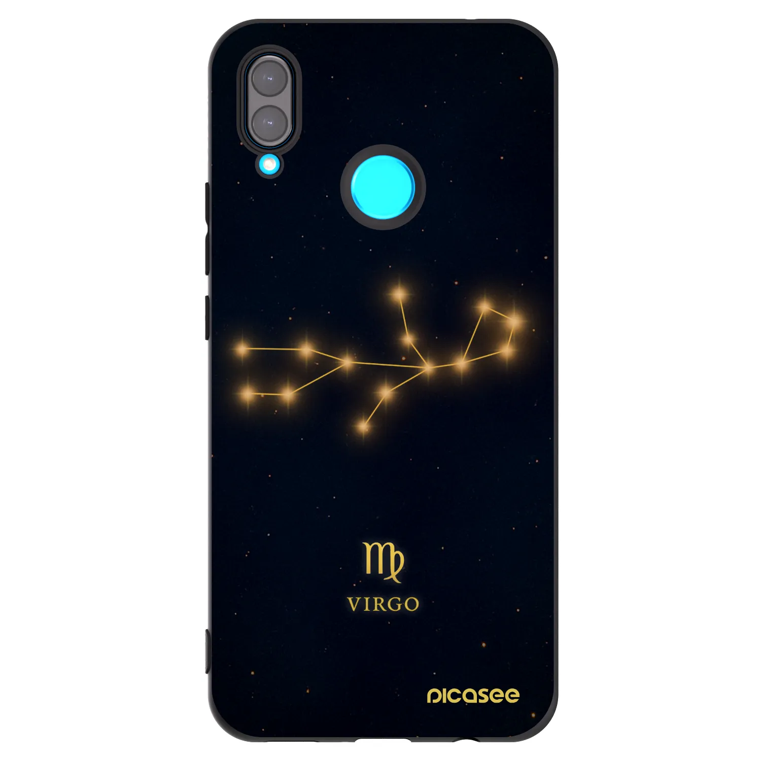 Picasee silikonový černý obal pro Huawei Nova 3 - VIRGO