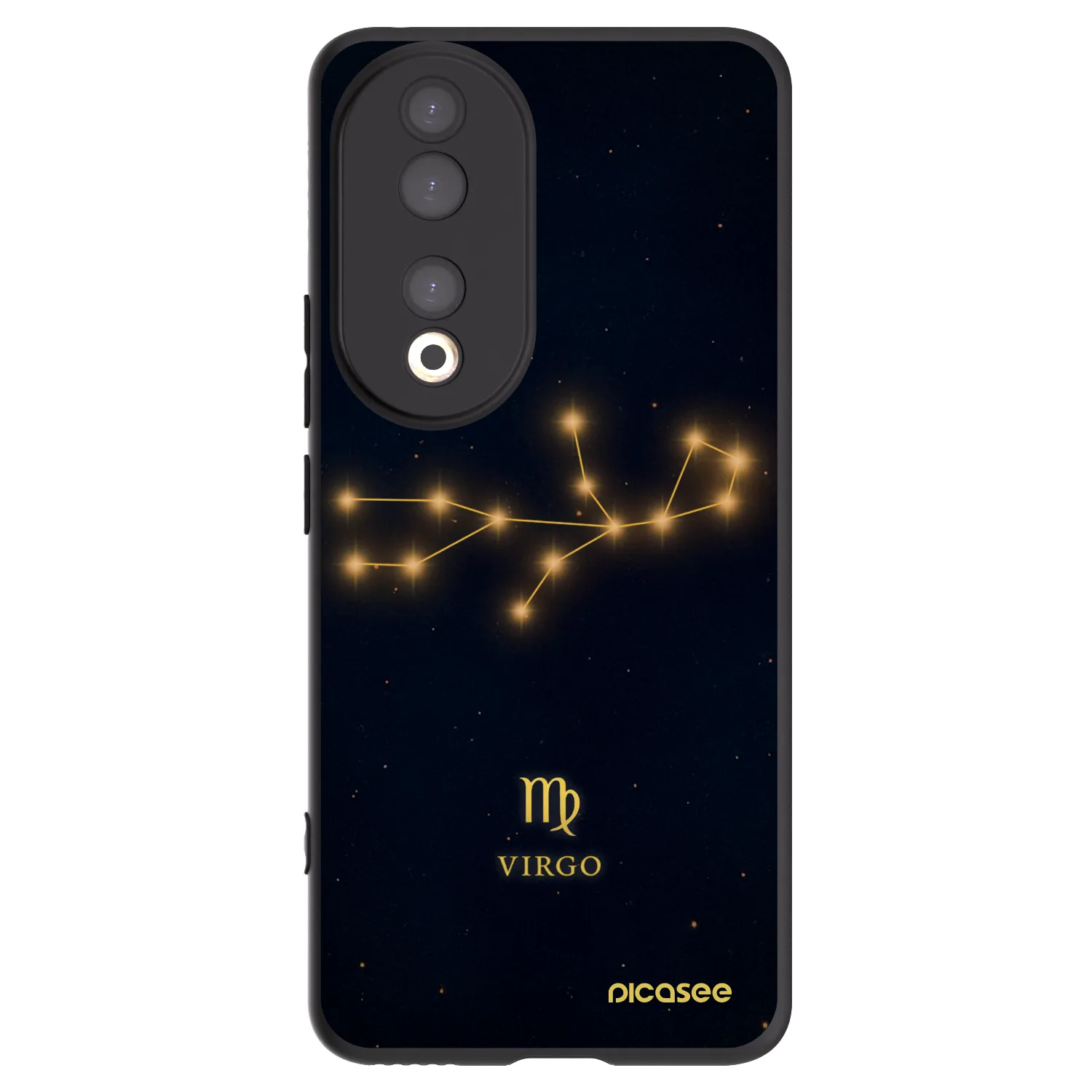 Picasee silikonový černý obal pro Honor 90 5G - VIRGO