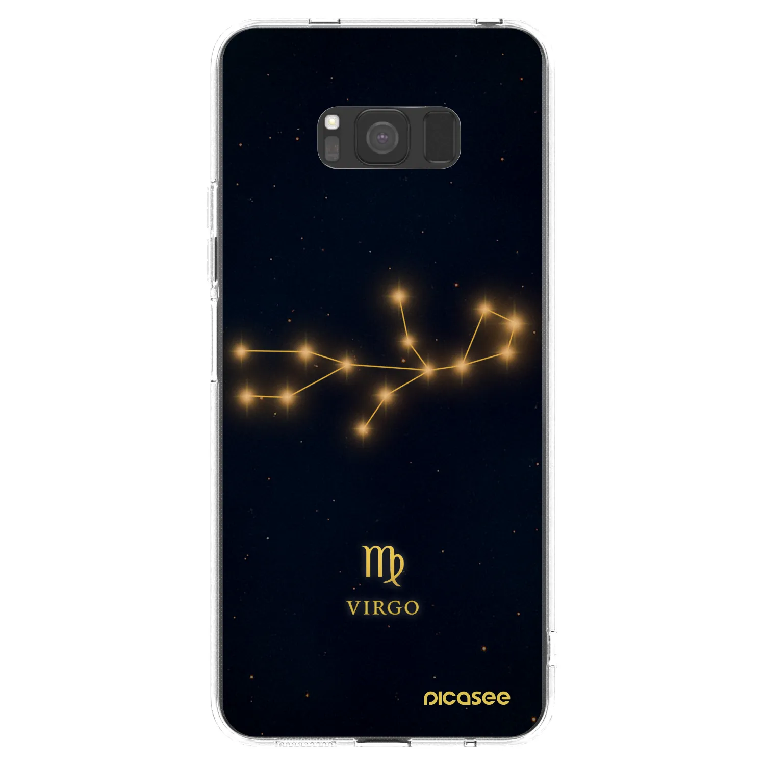 Picasee silikonový průhledný obal pro Samsung Galaxy S8 G950F - VIRGO