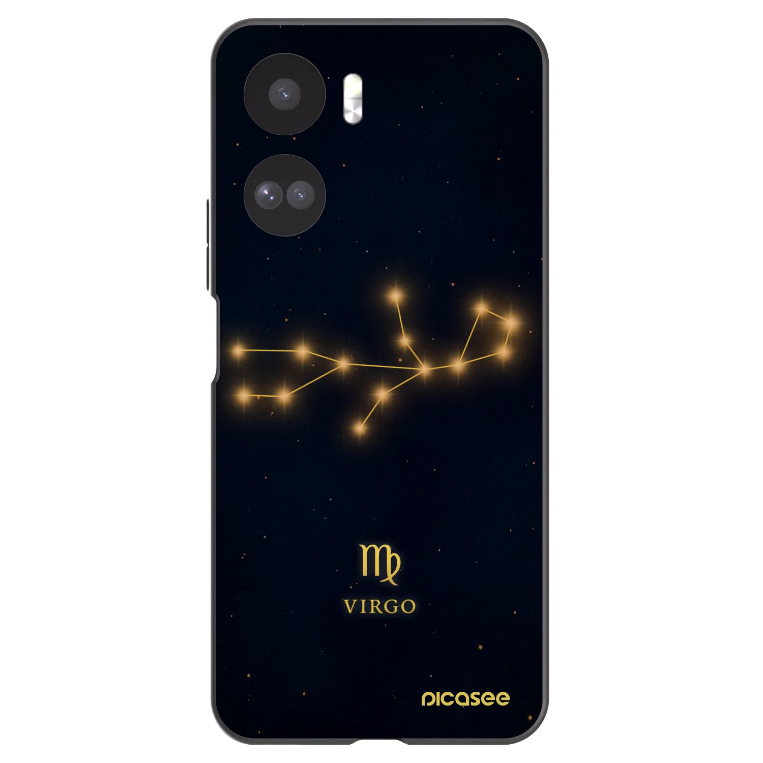 Picasee silikonový černý obal pro Honor 90 Lite 5G - VIRGO