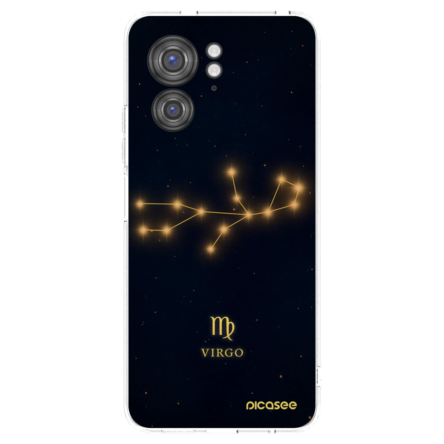 Picasee silikonový průhledný obal pro Motorola Edge 40 - VIRGO