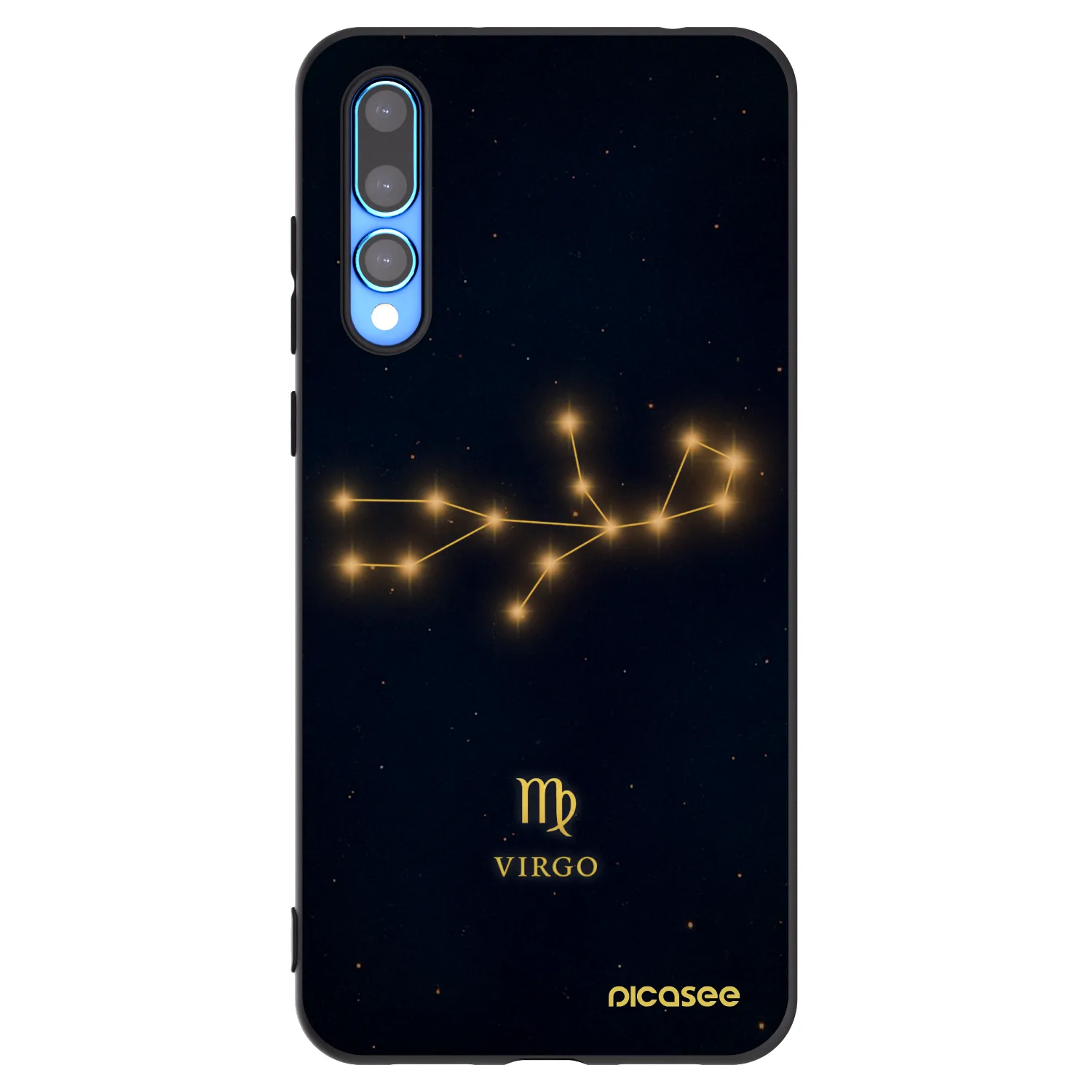 Picasee silikonový černý obal pro Huawei P20 Pro - VIRGO