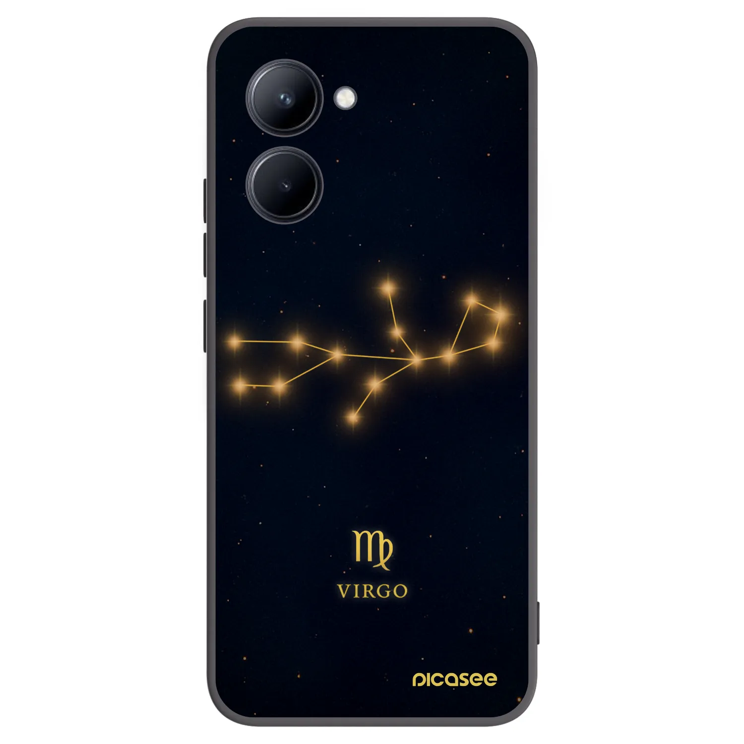Picasee silikonový černý obal pro Realme C33 (2023) - VIRGO