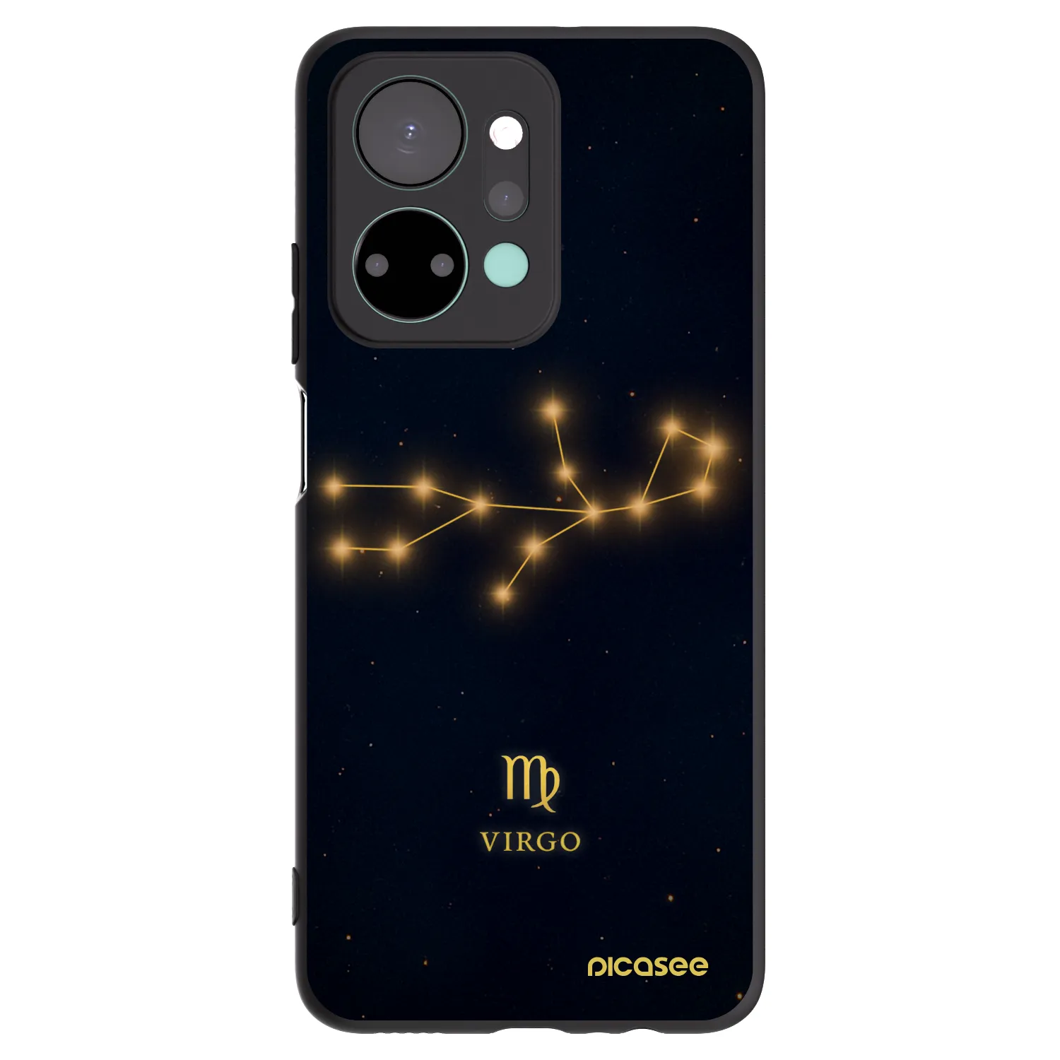 Picasee silikonový černý obal pro Honor X7a - VIRGO