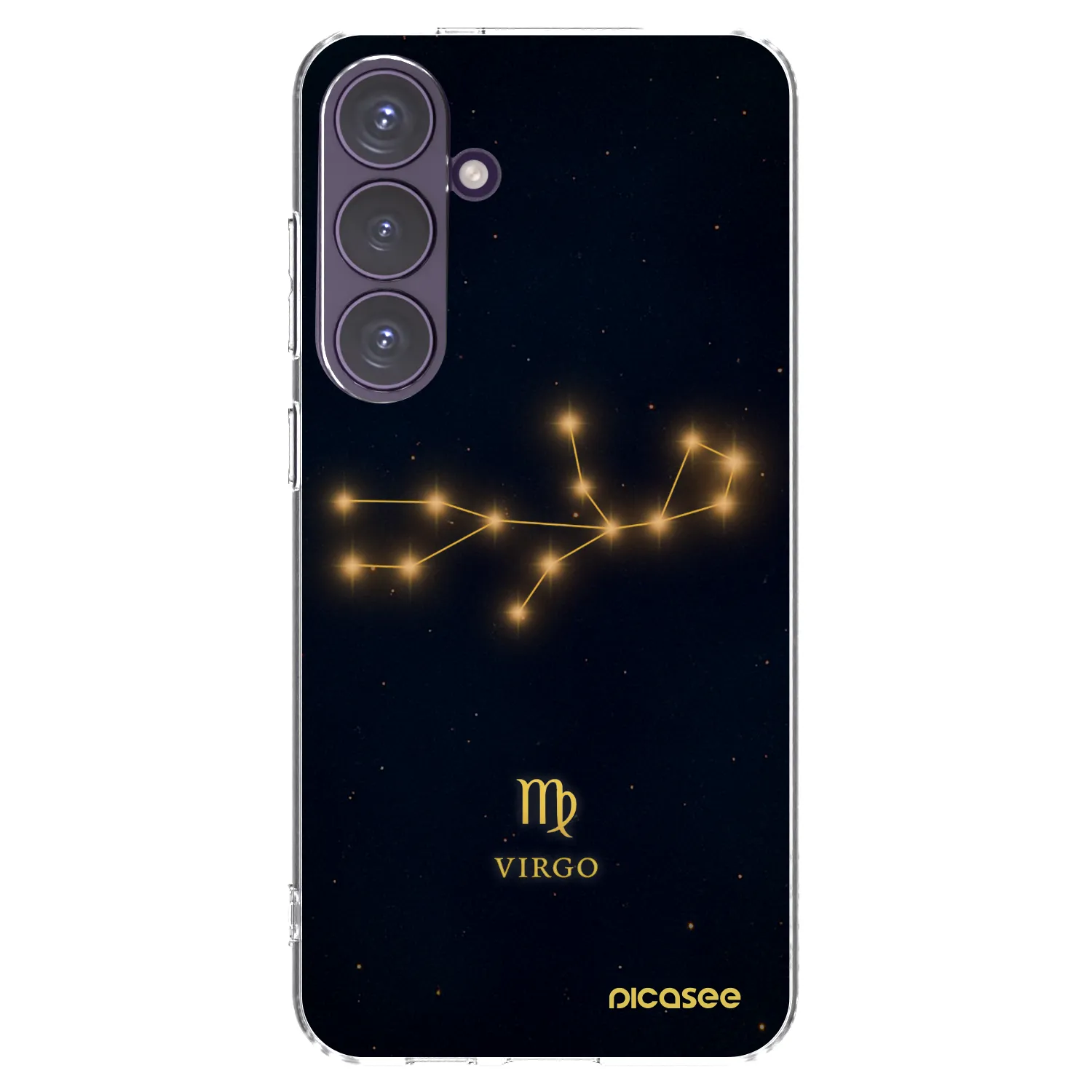 Picasee silikonový průhledný obal pro Samsung Galaxy S24+ S926B 5G - VIRGO