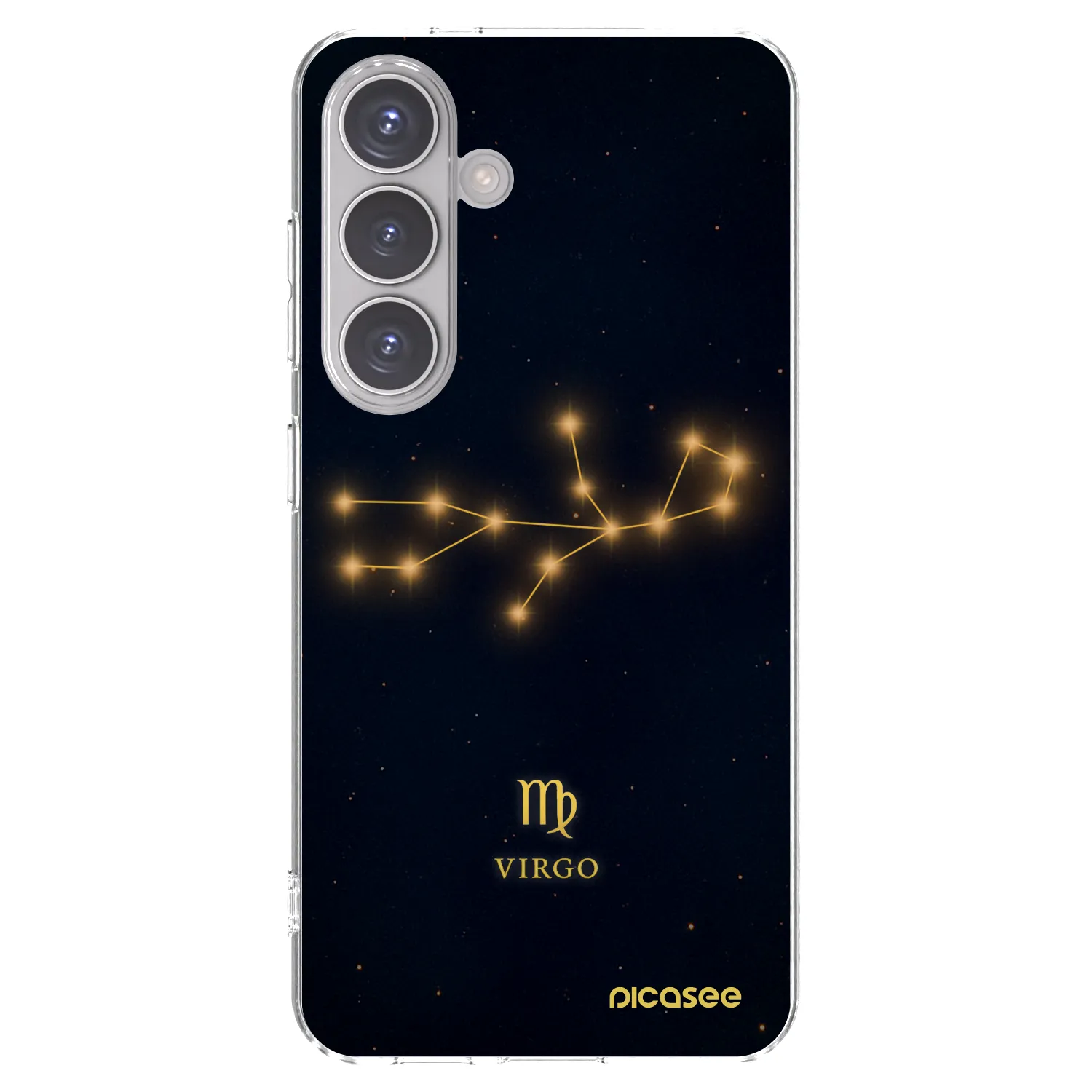Picasee silikonový průhledný obal pro Samsung Galaxy S24 S921B 5G - VIRGO