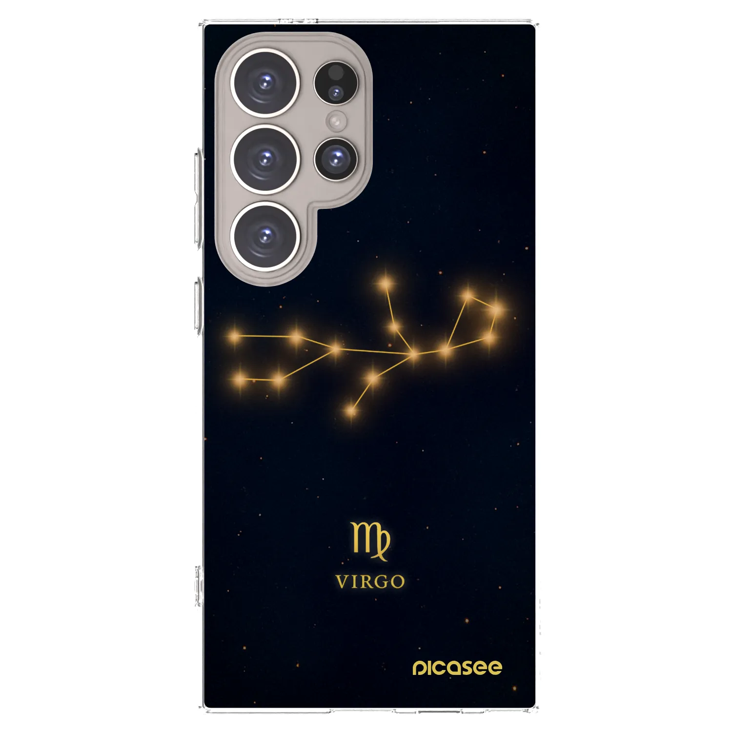 Picasee silikonový průhledný obal pro Samsung Galaxy S24 Ultra S928B 5G - VIRGO