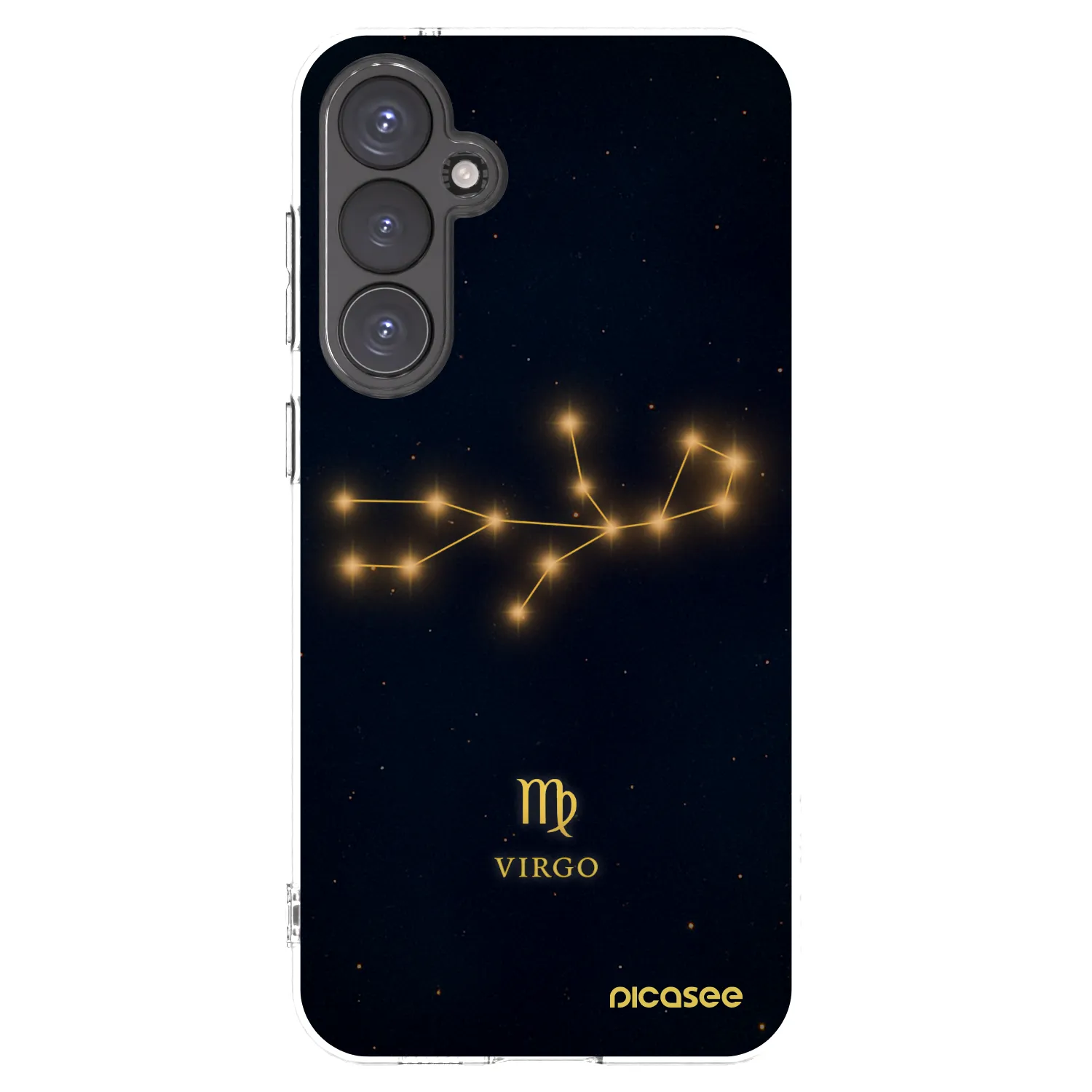 Picasee silikonový průhledný obal pro Samsung Galaxy S23 FE S711B - VIRGO