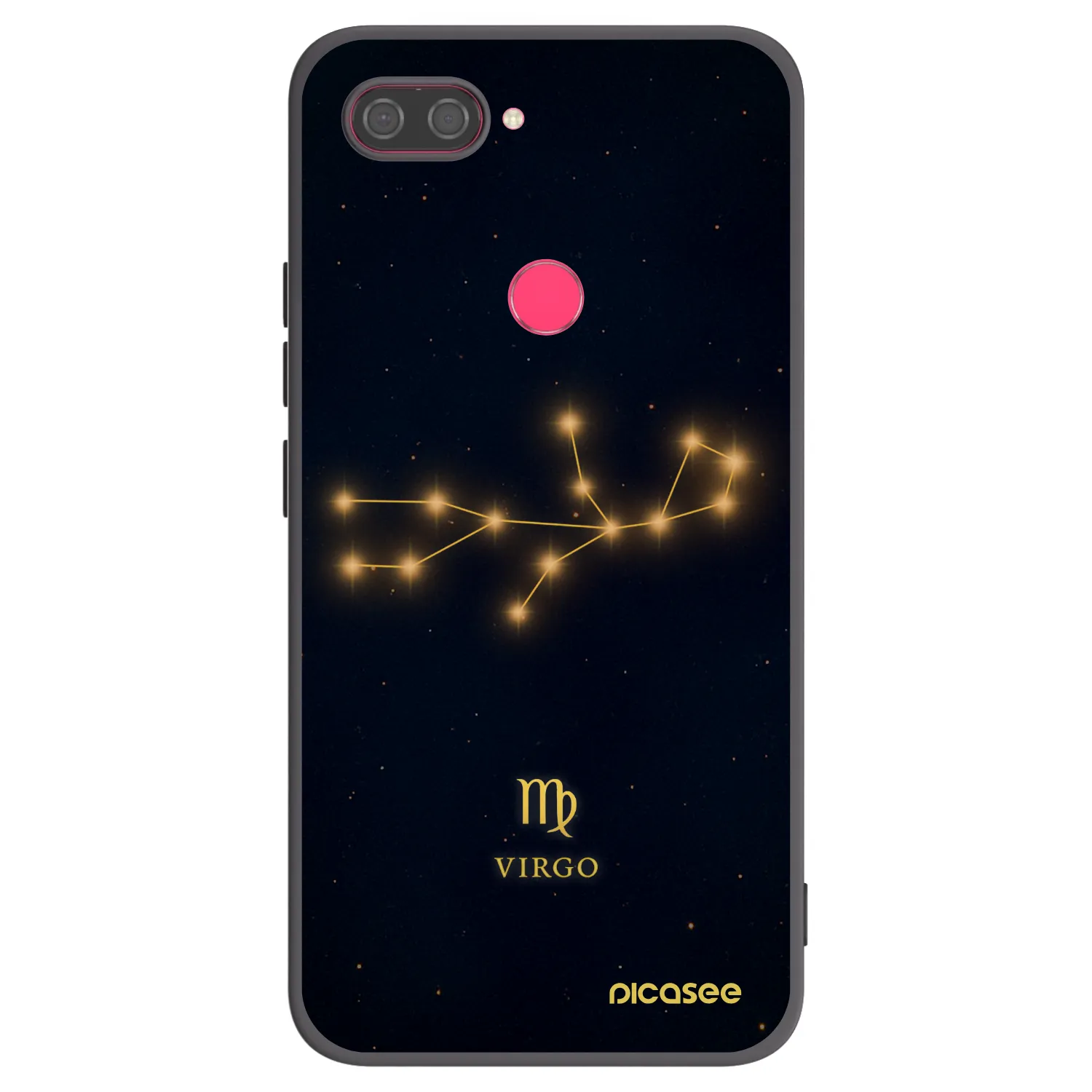 Picasee silikonový černý obal pro Xiaomi Mi 8 Lite - VIRGO