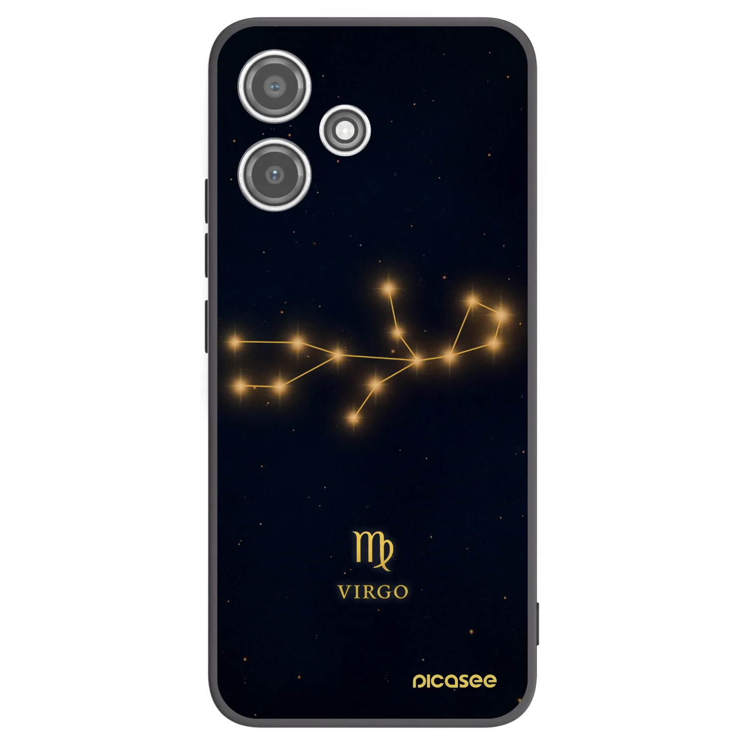 Picasee silikonový černý obal pro Xiaomi Redmi 12 5G - VIRGO