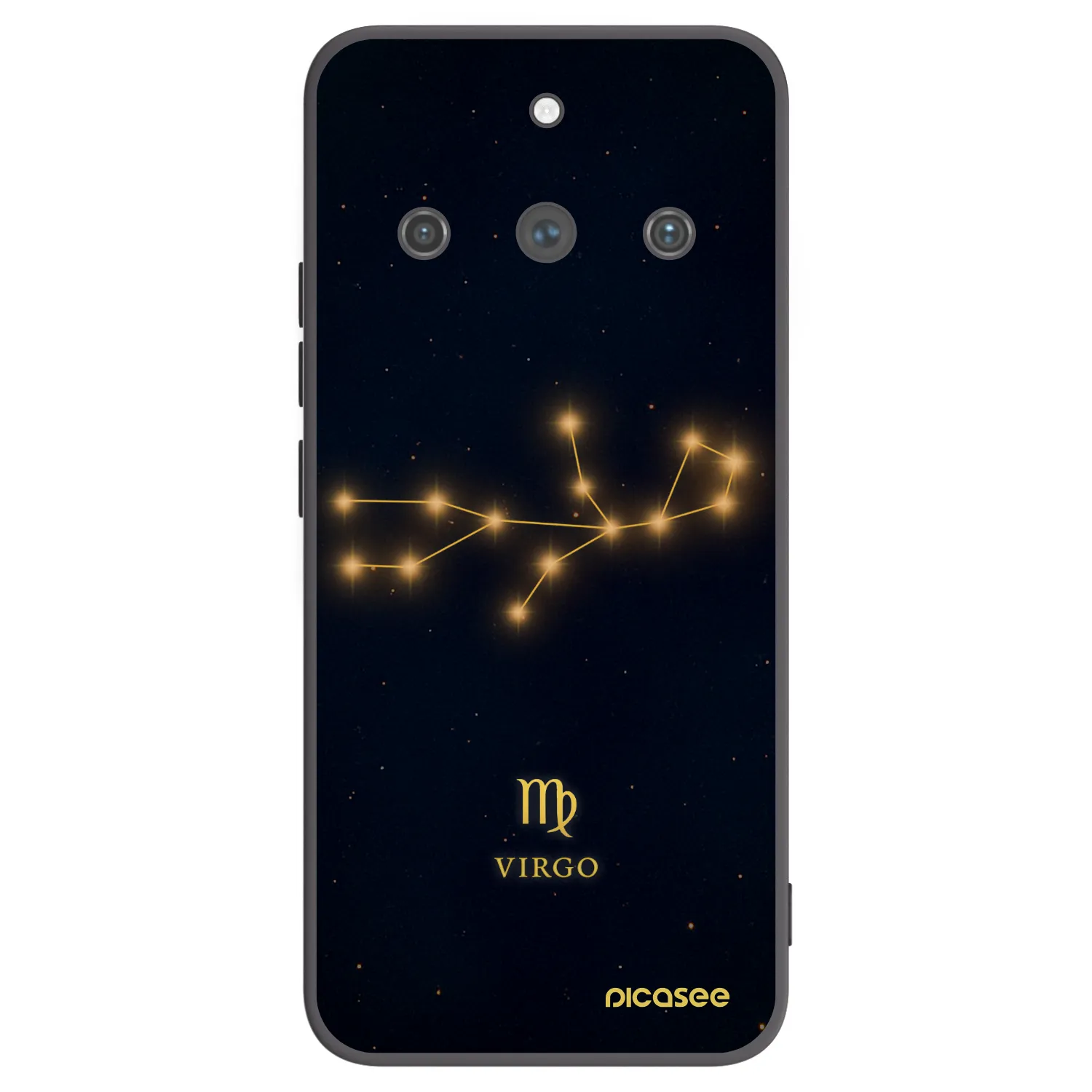 Picasee silikonový černý obal pro Realme 11 Pro+ - VIRGO