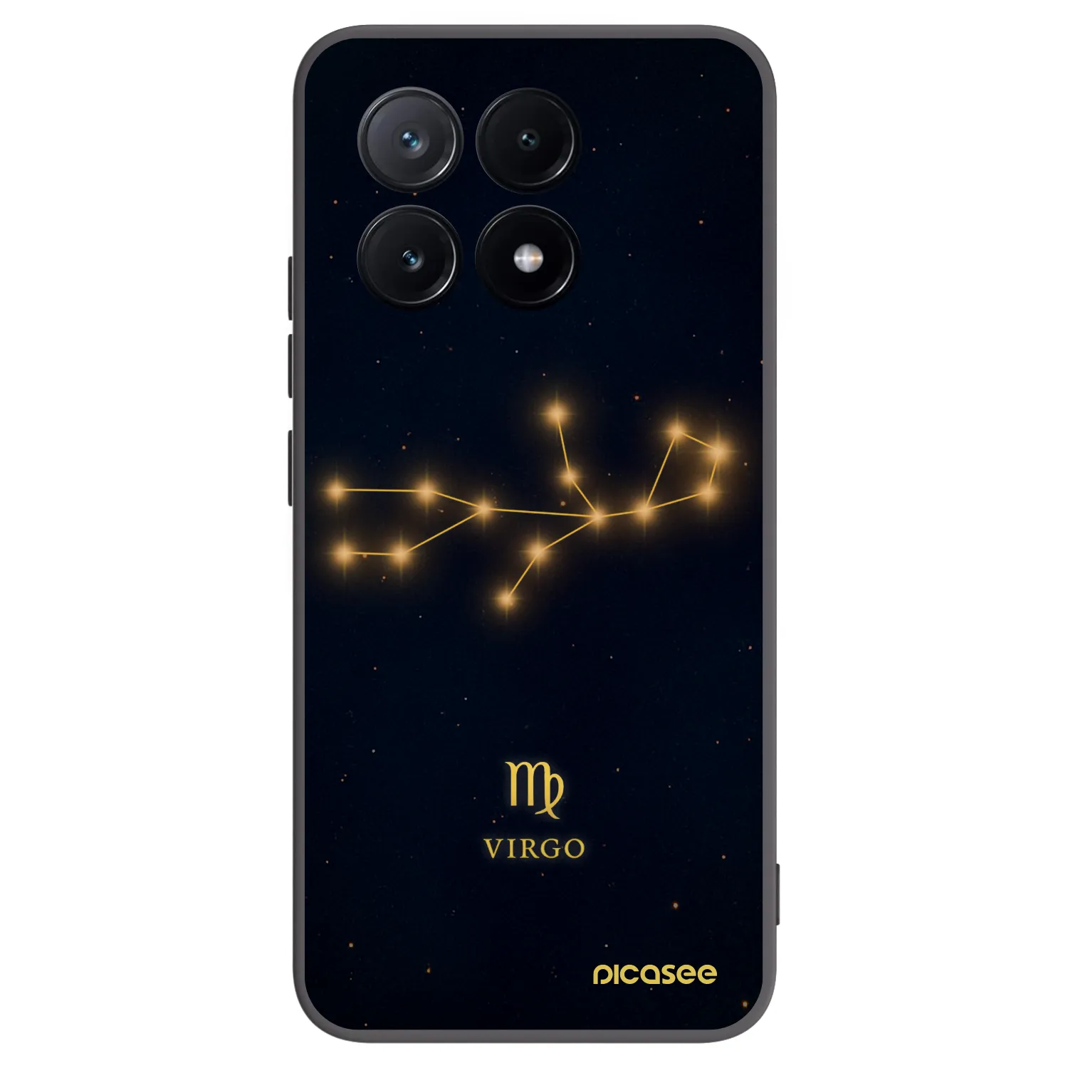 Picasee silikonový černý obal pro Xiaomi Poco X6 Pro - VIRGO