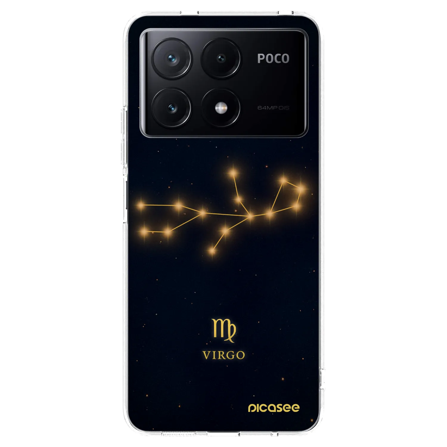 Picasee silikonový průhledný obal pro Xiaomi Poco X6 Pro - VIRGO