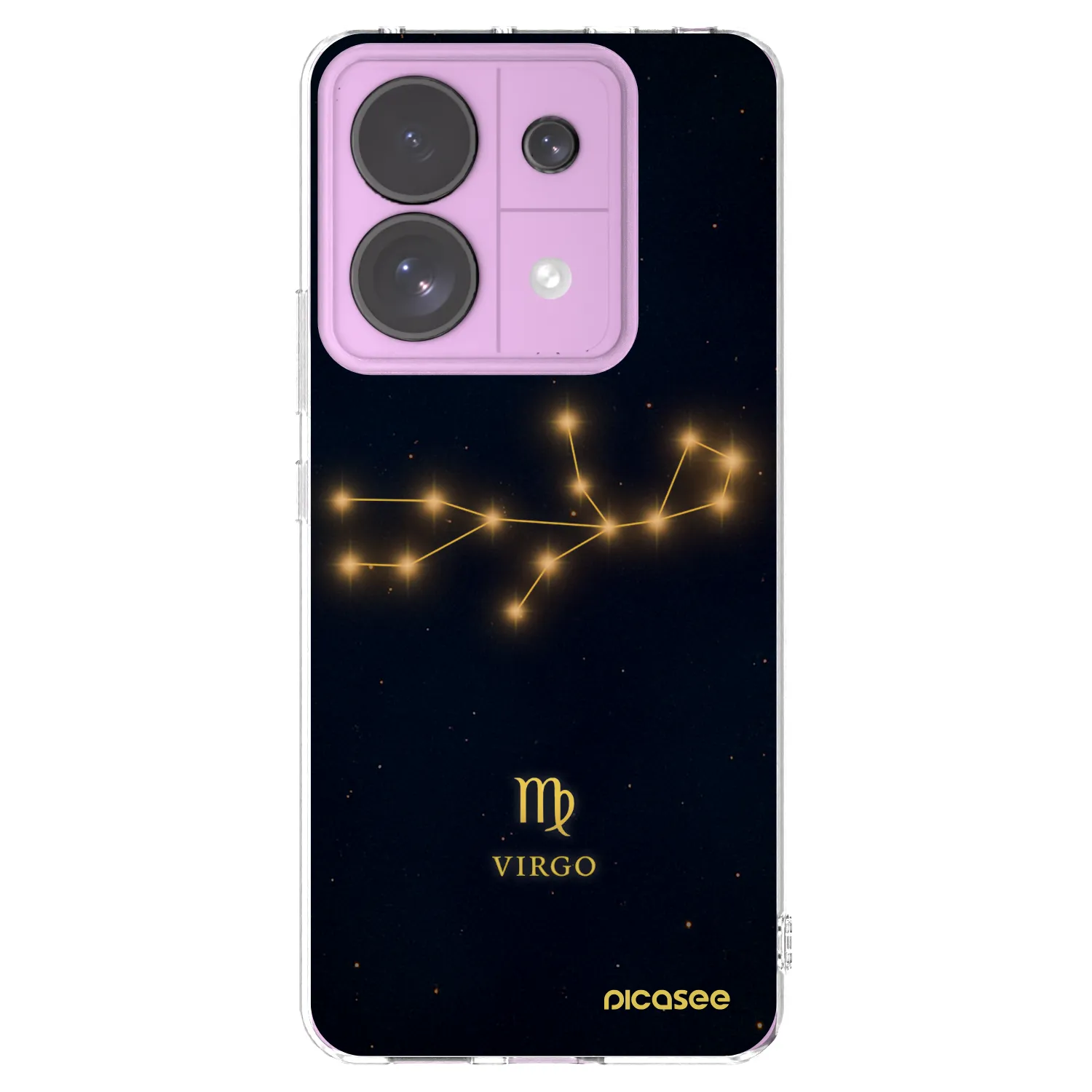 Picasee silikonový průhledný obal pro Xiaomi Redmi Note 13 Pro 5G - VIRGO
