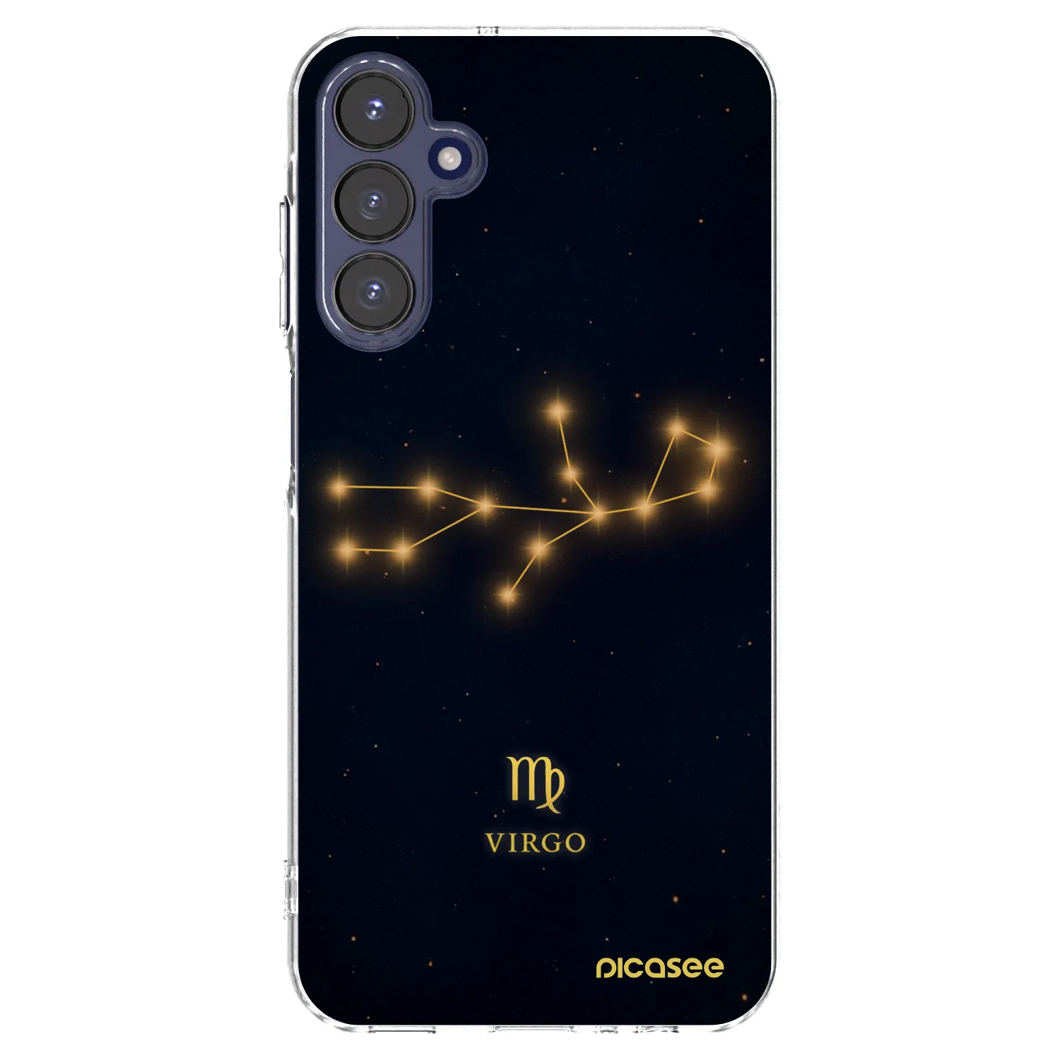 Picasee silikonový průhledný obal pro Samsung Galaxy A15 A155F 4G - VIRGO