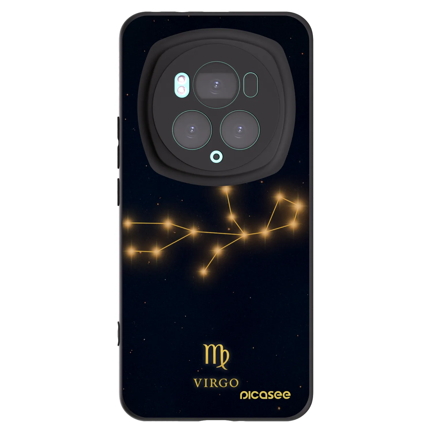 Picasee silikonový černý obal pro Honor Magic6 Pro - VIRGO