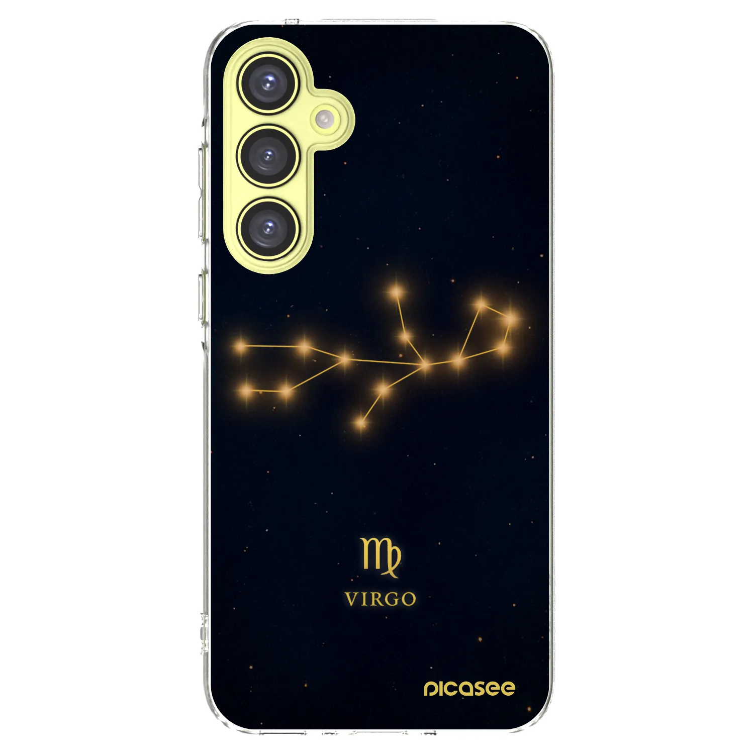 Picasee silikonový průhledný obal pro Samsung Galaxy A35 5G A356B - VIRGO