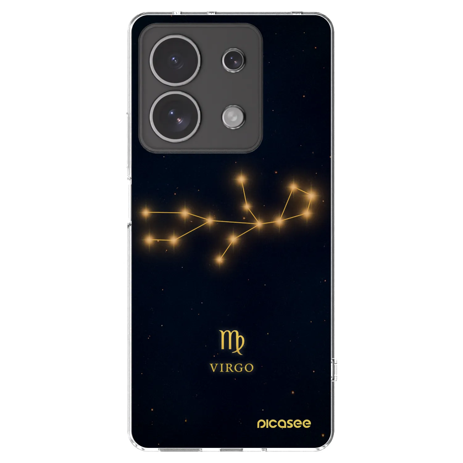 Picasee silikonový průhledný obal pro Xiaomi Redmi Note 13 4G - VIRGO