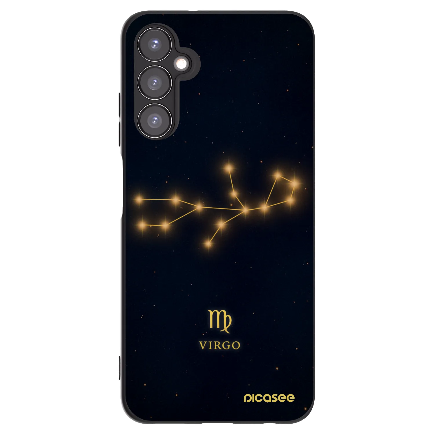 Picasee silikonový černý obal pro Samsung Galaxy A05s A057G - VIRGO