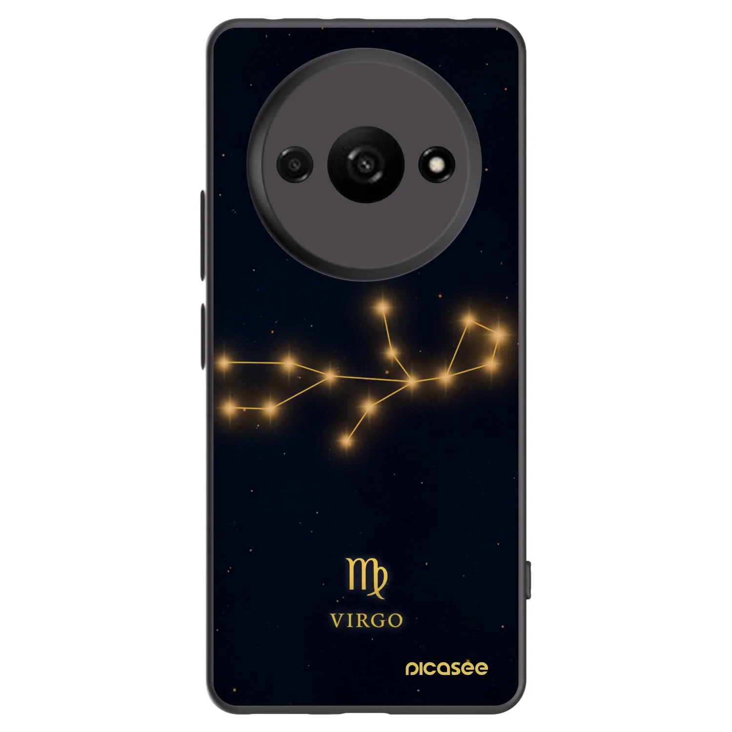 Picasee silikonový černý obal pro Xiaomi Redmi A3 - VIRGO