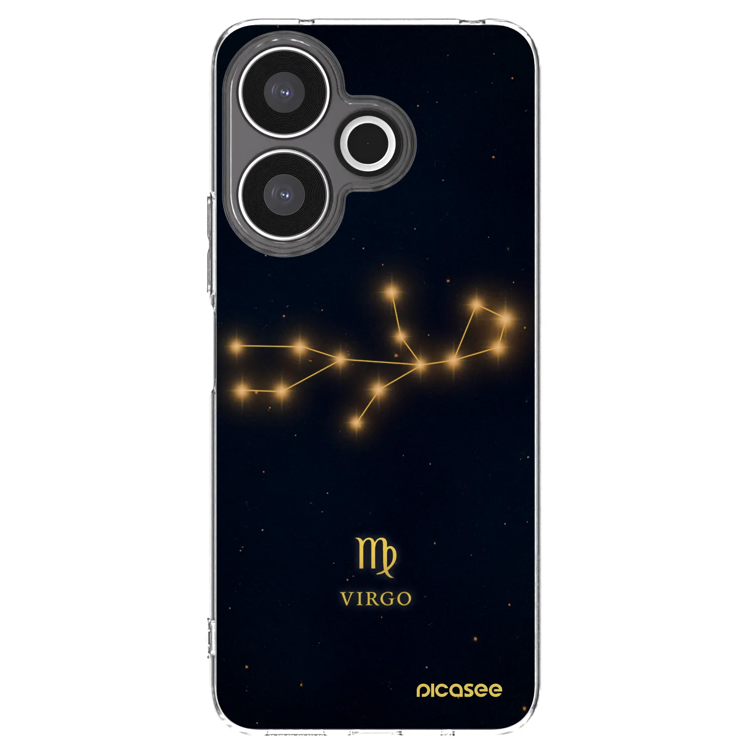Picasee silikonový průhledný obal pro Xiaomi Redmi 13 4G - VIRGO