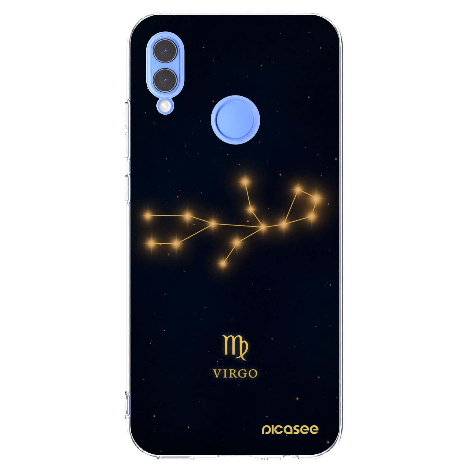 Picasee silikonový průhledný obal pro Huawei P Smart 2019 - VIRGO