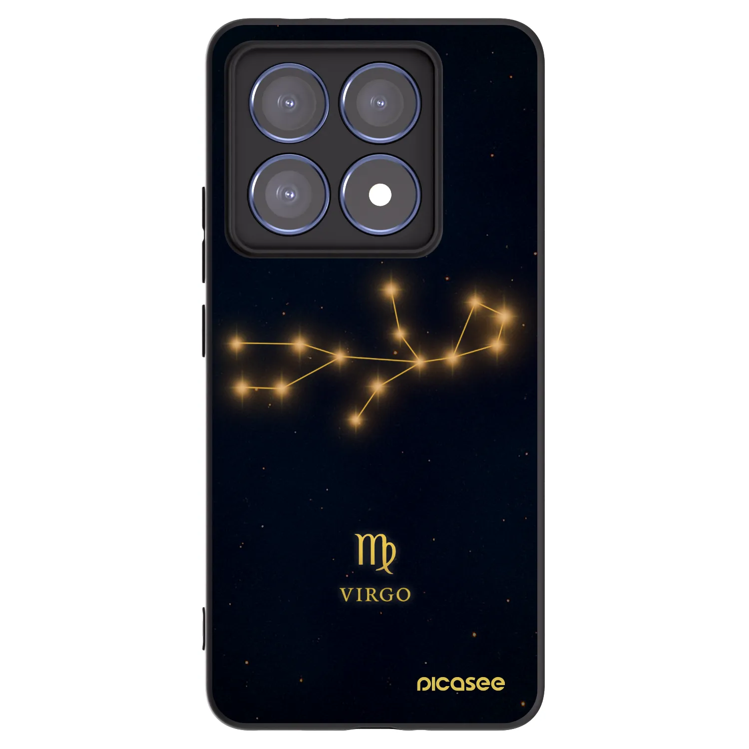 Picasee silikonový černý obal pro Xiaomi 14T Pro - VIRGO
