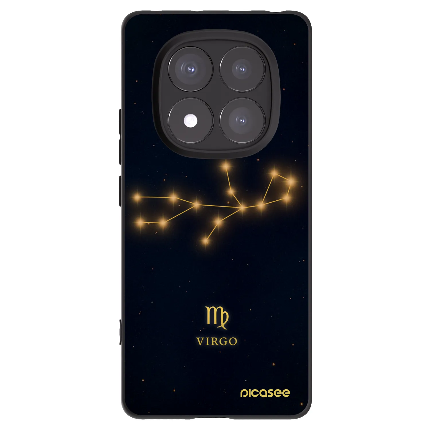 Picasee silikonový černý obal pro Xiaomi Redmi Note 14 Pro 5G - VIRGO