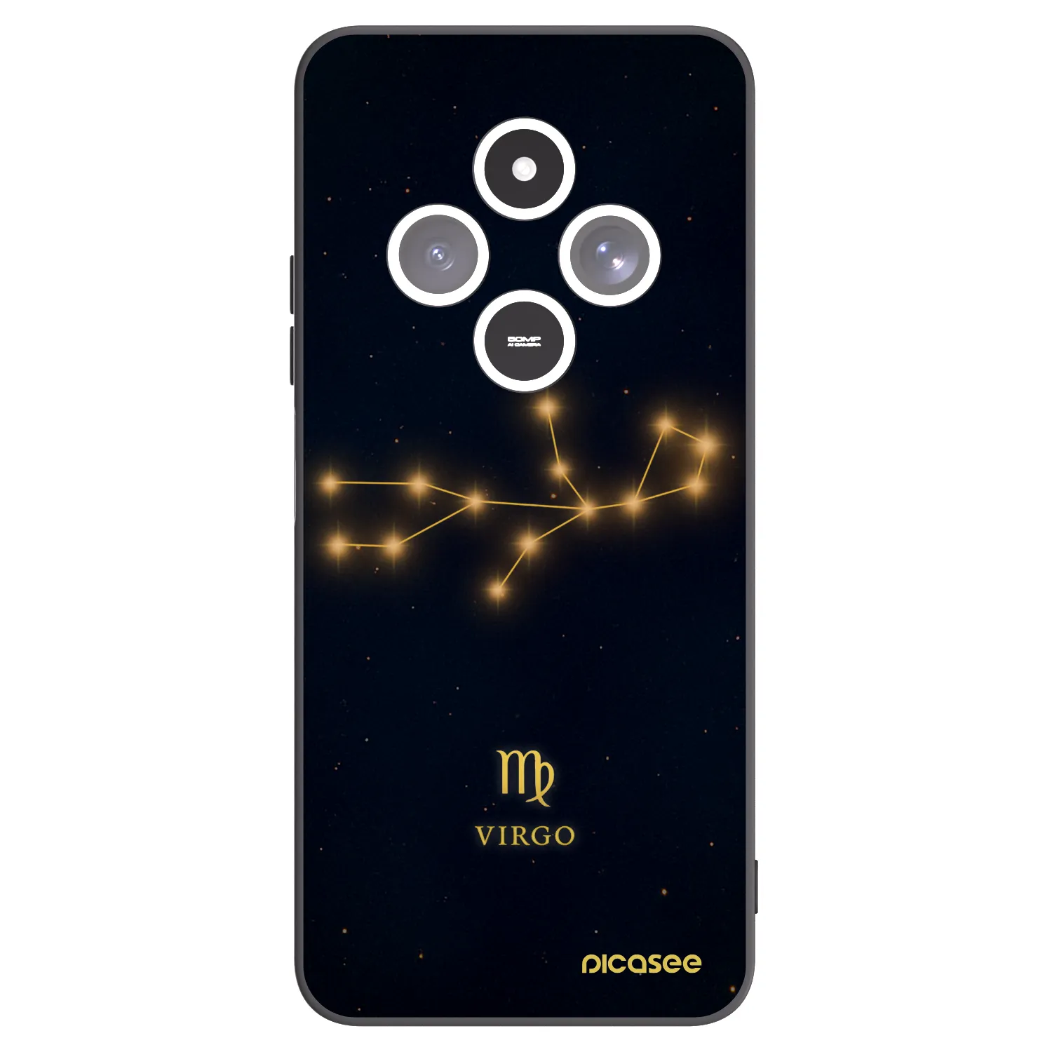 Picasee silikonový černý obal pro Xiaomi Redmi 14C - VIRGO
