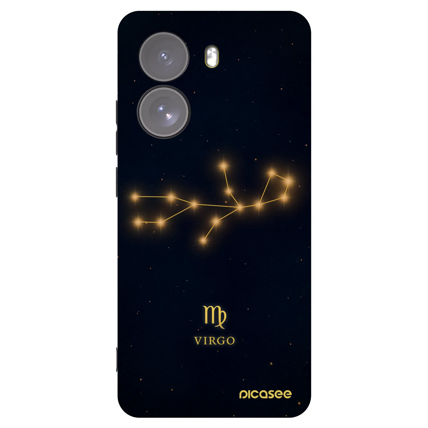 Picasee silikonový černý obal pro Xiaomi Poco X7 - VIRGO