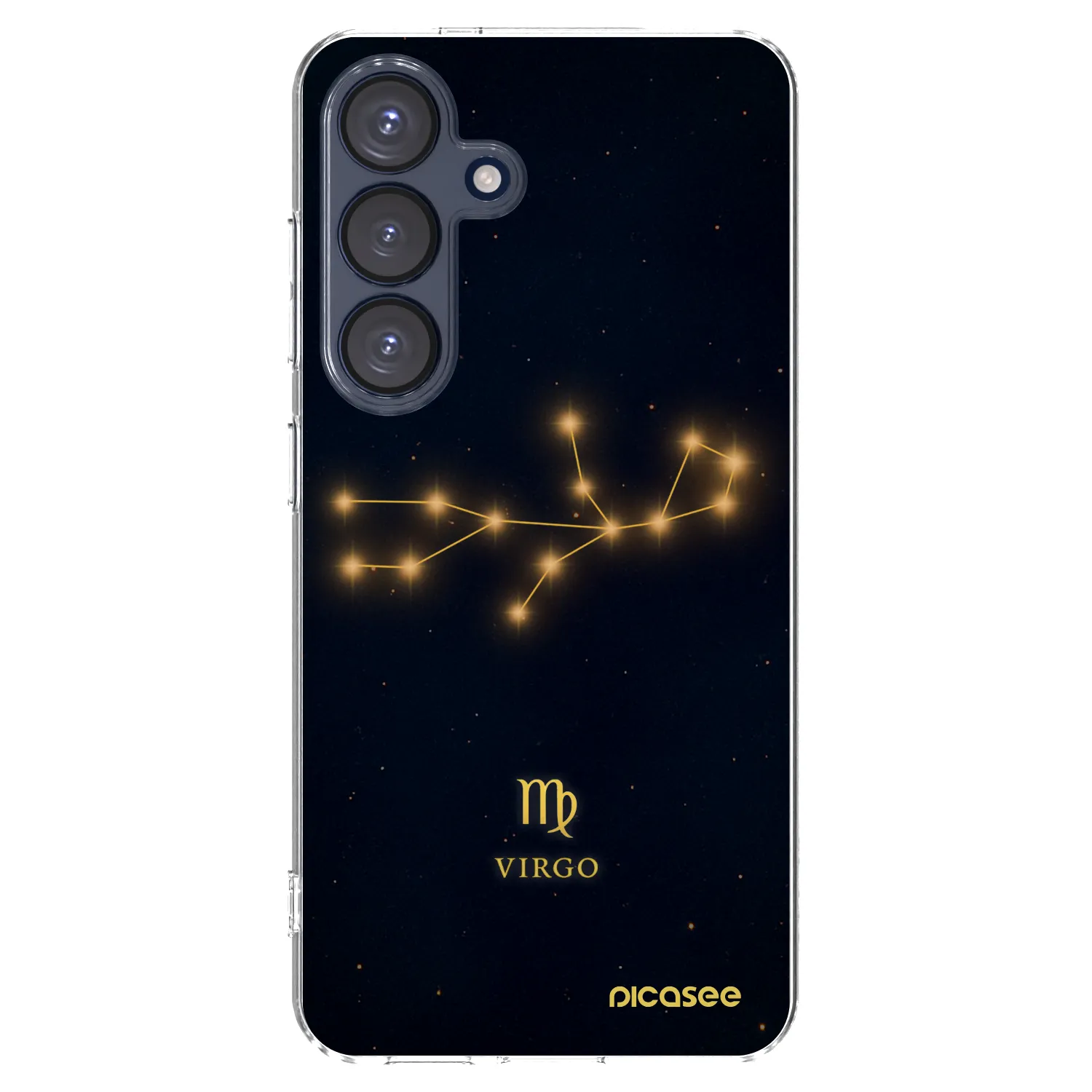 Picasee silikonový průhledný obal pro Samsung Galaxy S25 5G - VIRGO