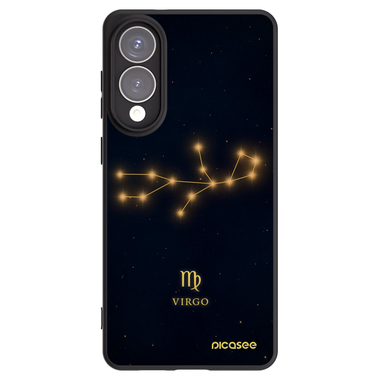 Picasee silikonový černý obal pro Samsung Galaxy S25 Edge 5G - VIRGO