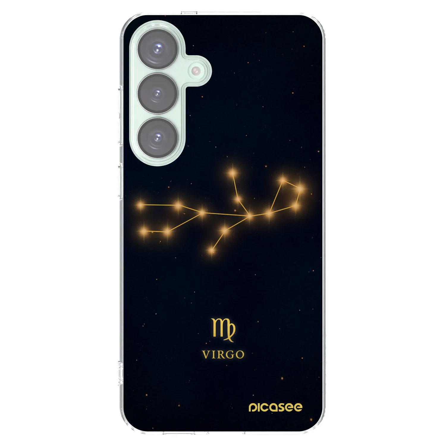 Picasee silikonový průhledný obal pro Samsung Galaxy S25+ 5G - VIRGO