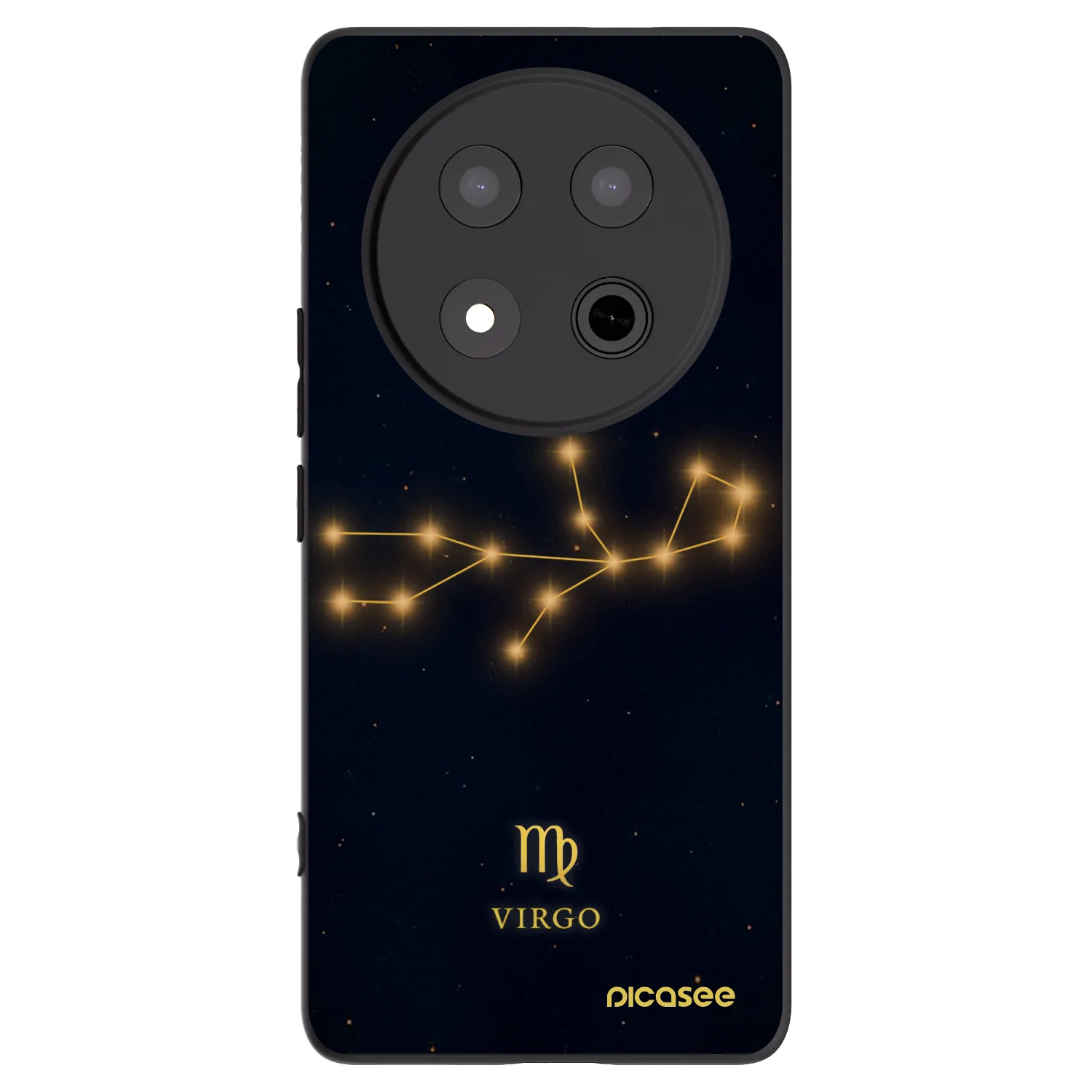 Picasee silikonový černý obal pro Honor Magic7 Lite 5G - VIRGO