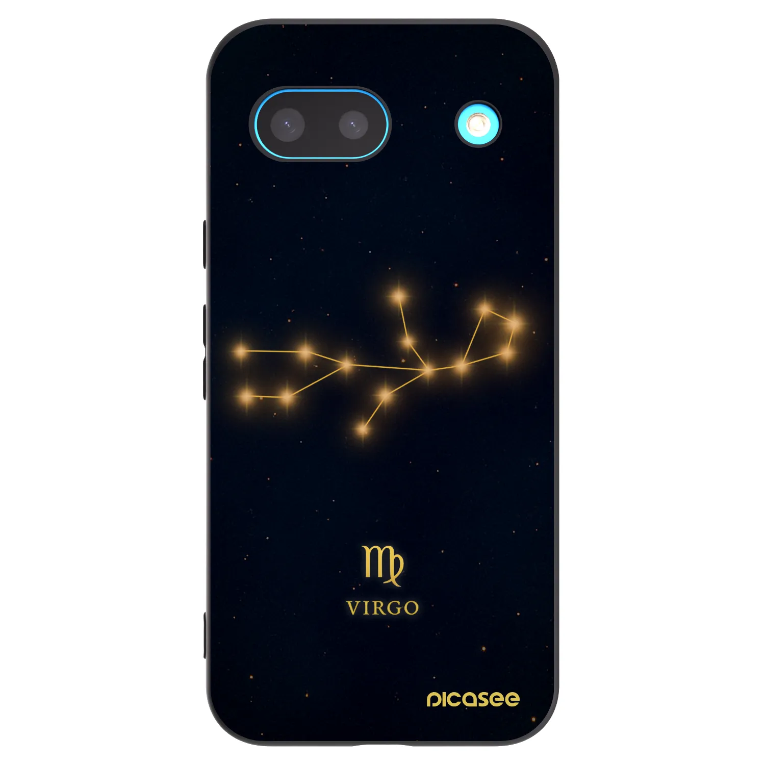Picasee silikonový černý obal pro Google Pixel 8a - VIRGO