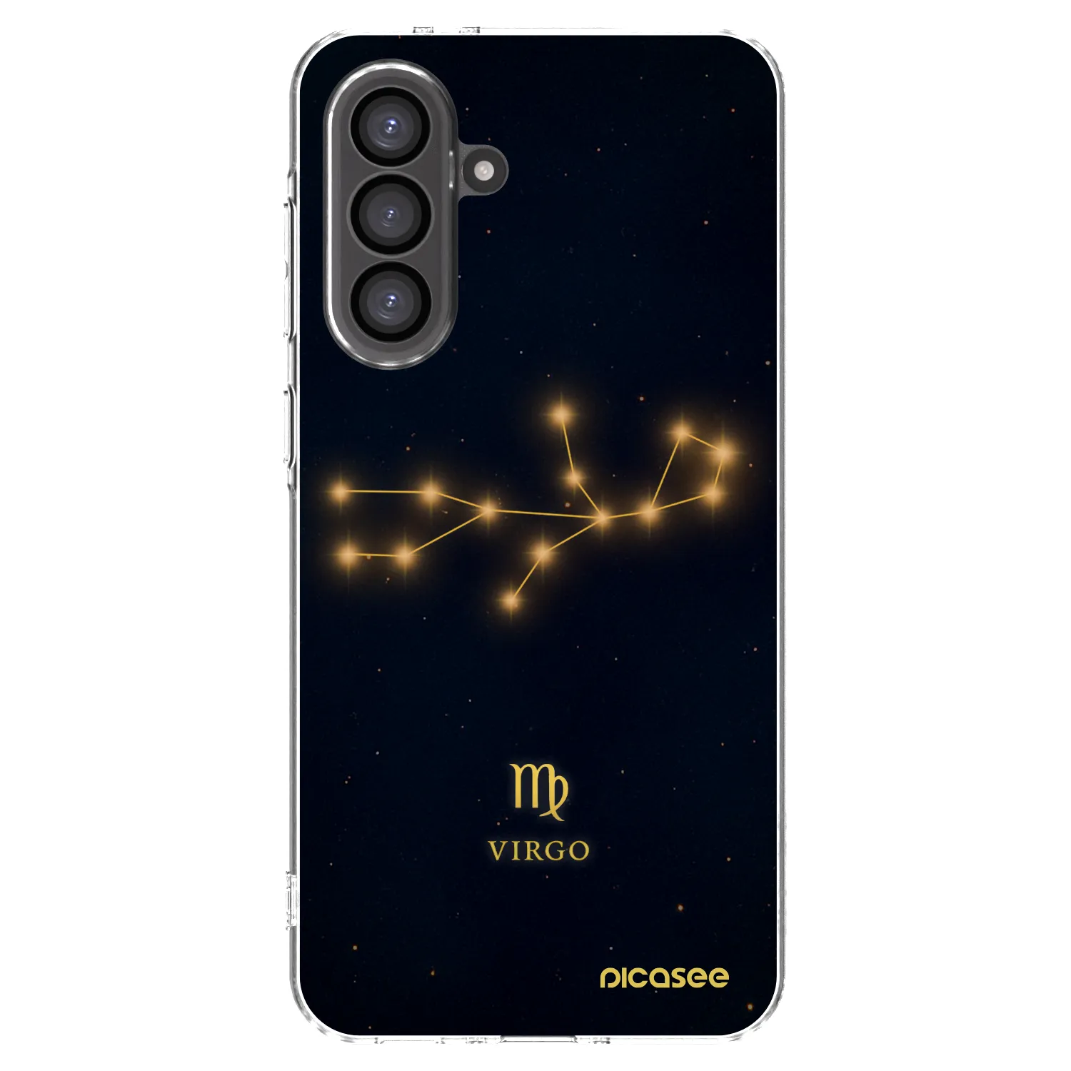 Picasee silikonový průhledný obal pro Samsung Galaxy A36 5G - VIRGO