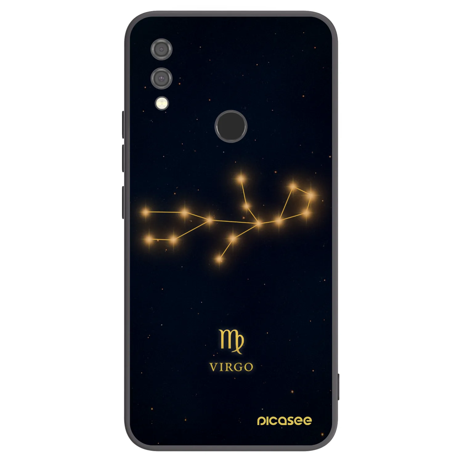 Picasee silikonový černý obal pro Xiaomi Redmi Note 7 - VIRGO