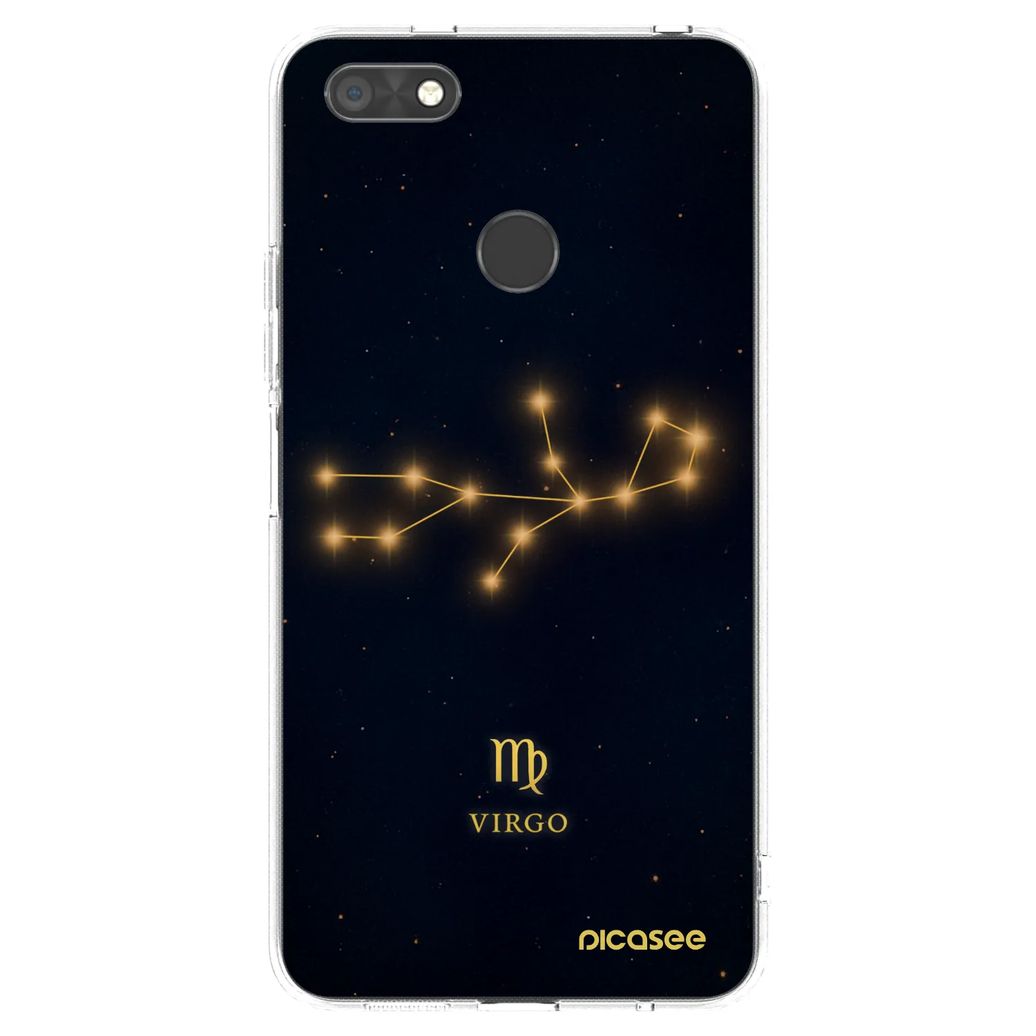 Picasee silikonový průhledný obal pro Huawei P9 Lite Mini - VIRGO
