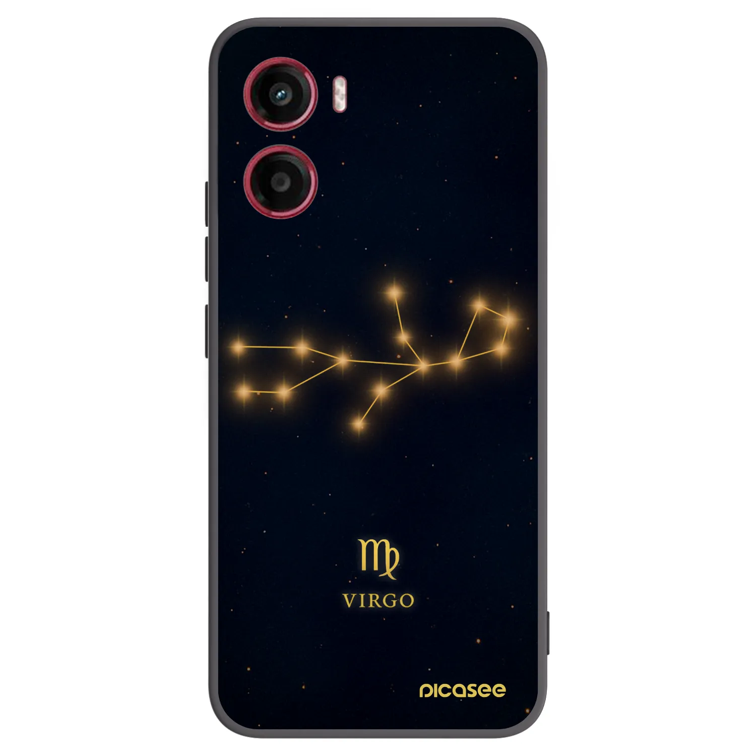 Picasee silikonový černý obal pro Motorola Moto G05 - VIRGO
