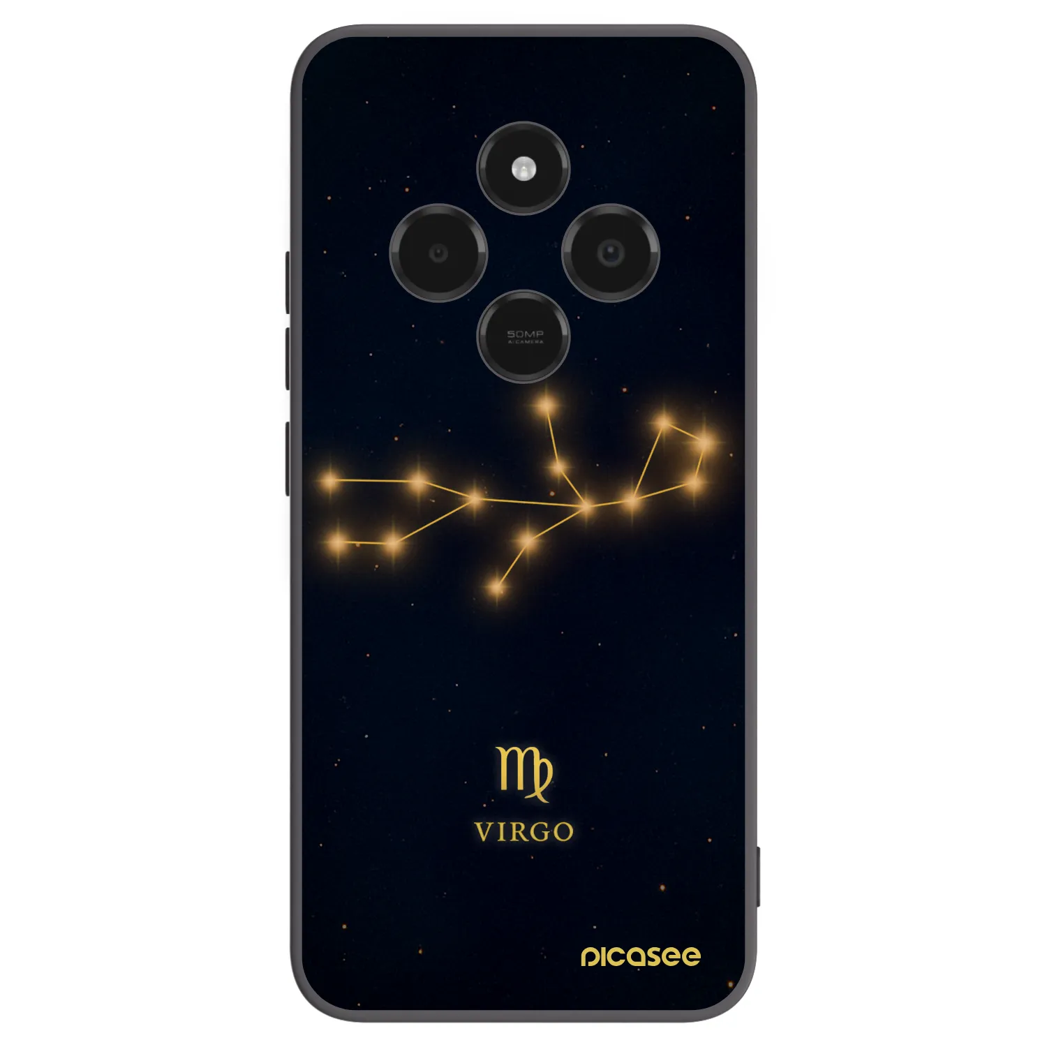 Picasee silikonový černý obal pro Xiaomi Poco C75 - VIRGO