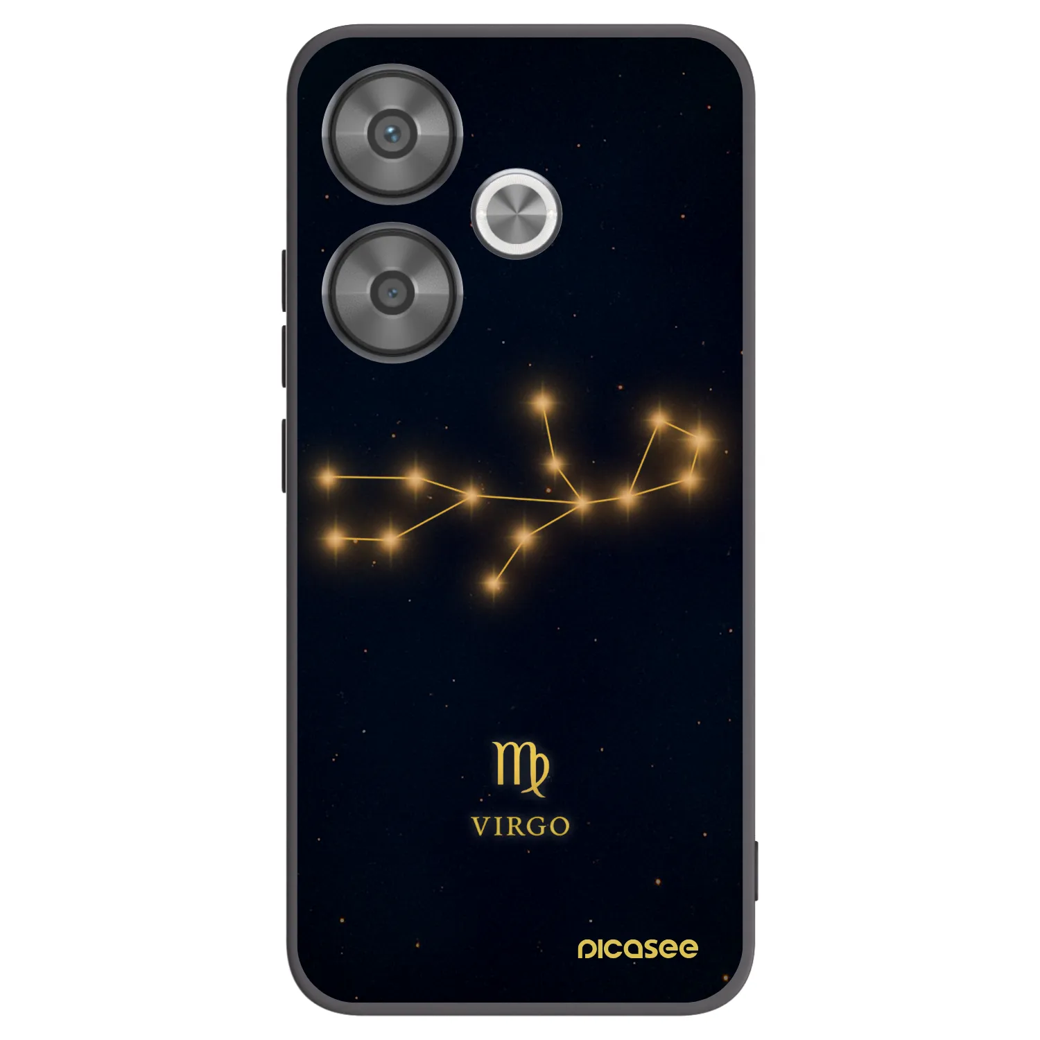 Picasee silikonový černý obal pro Xiaomi Poco F6 - VIRGO