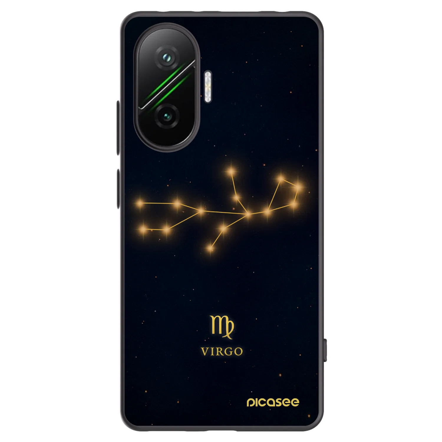 Picasee silikonový černý obal pro Xiaomi Poco F7 Pro 5G - VIRGO