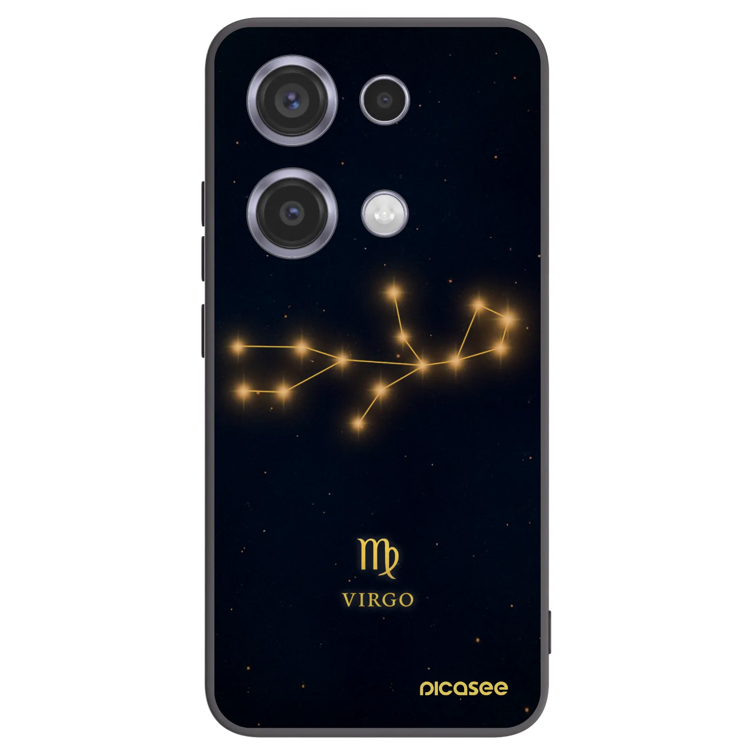 Picasee silikonový černý obal pro Xiaomi Redmi Note 14S - VIRGO