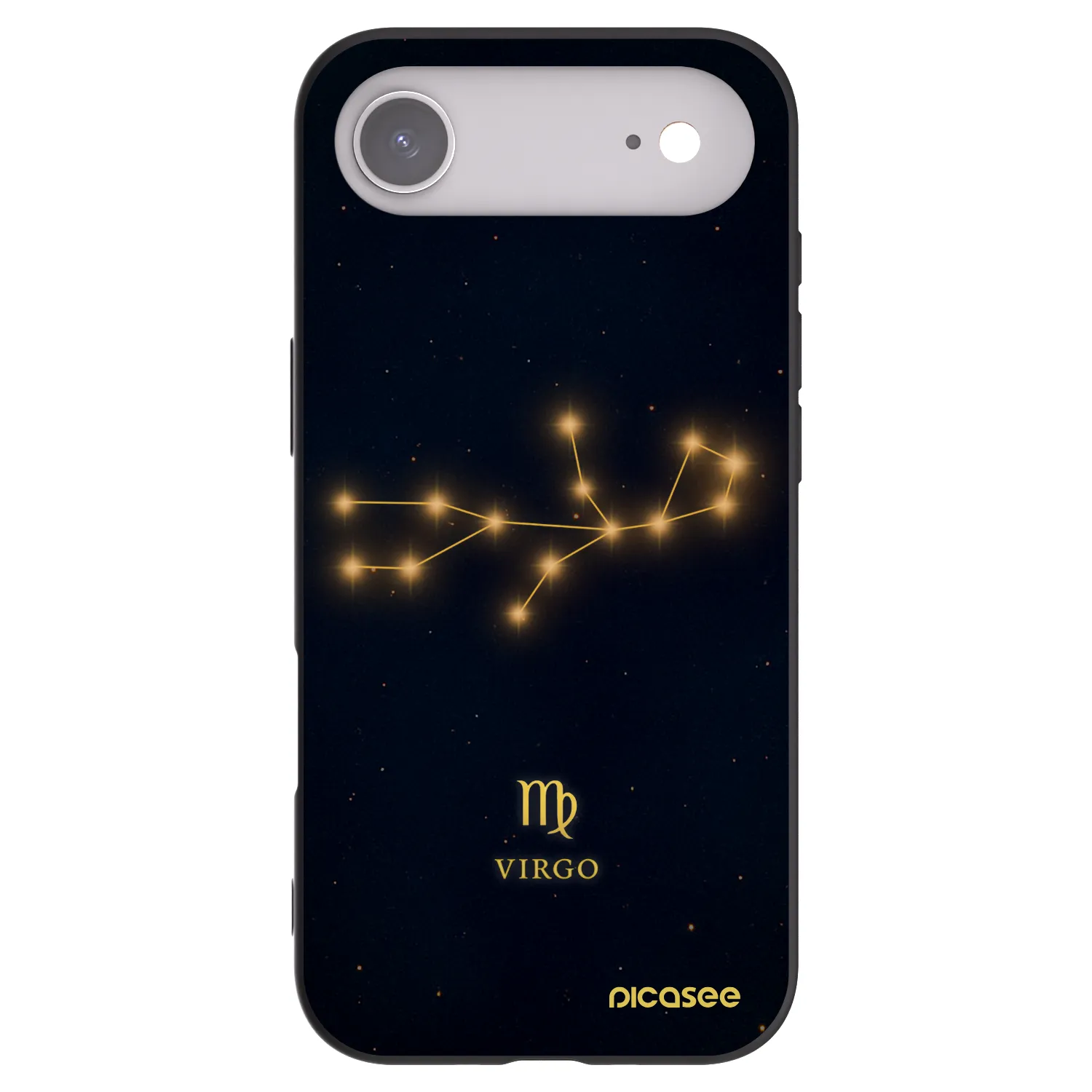 Picasee silikonový černý obal pro Apple iPhone Air - VIRGO