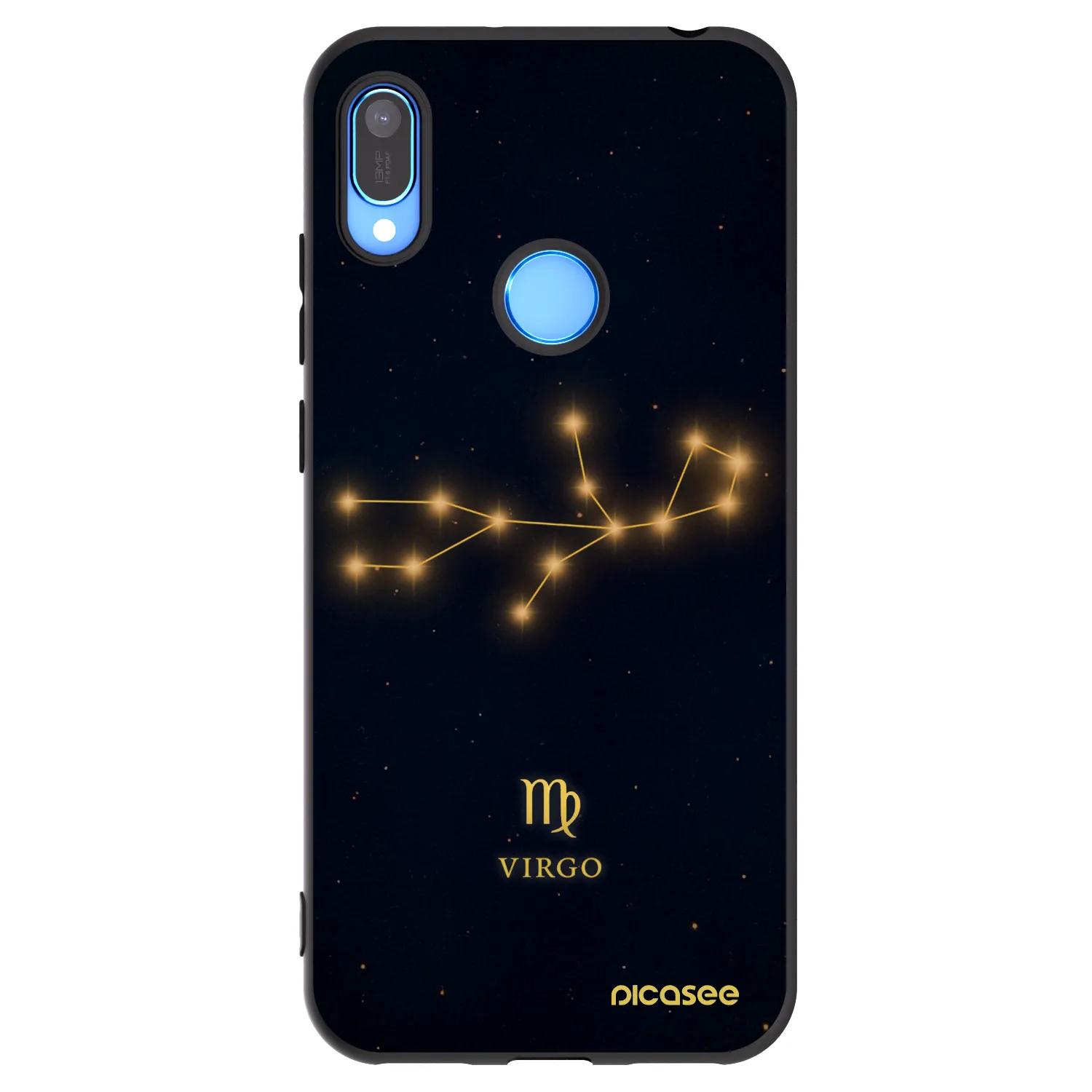 Picasee silikonový černý obal pro Huawei Y6 2019 - VIRGO
