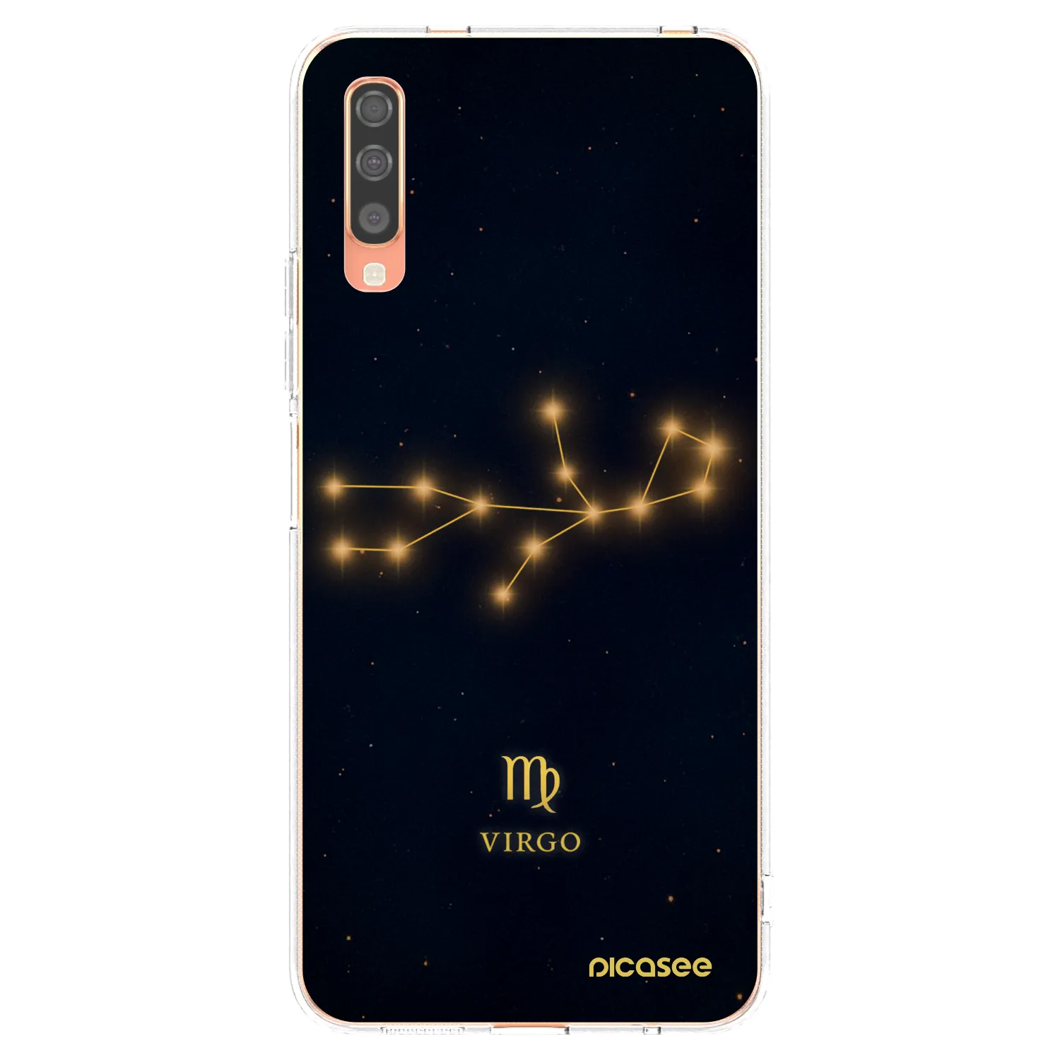 Picasee silikonový průhledný obal pro Samsung Galaxy A70 A705F - VIRGO
