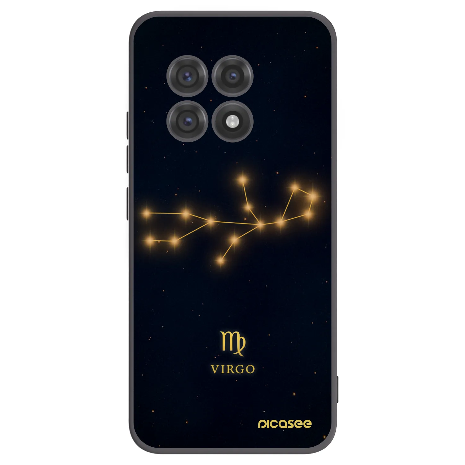Picasee silikonový černý obal pro OnePlus 13R 5G - VIRGO